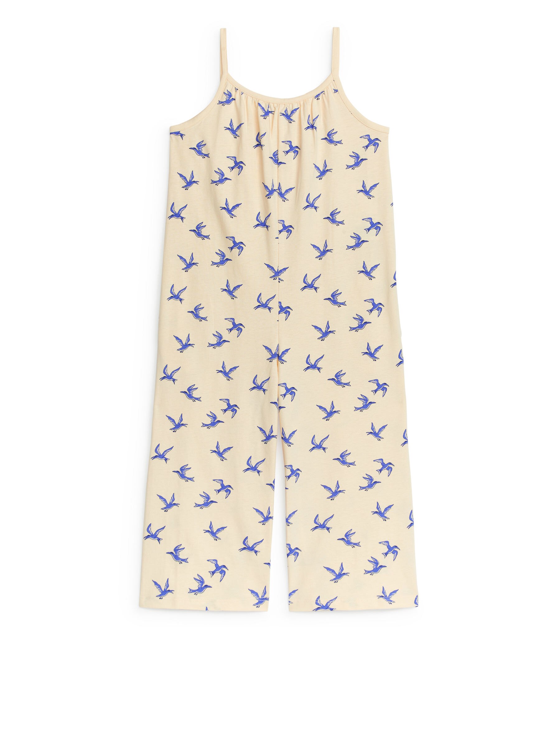 Ärmelloser Jersey-Jumpsuit - Blassgelb - Relaxed Fit - Kinder - StillMedia/DescriptiveStillLife - 1