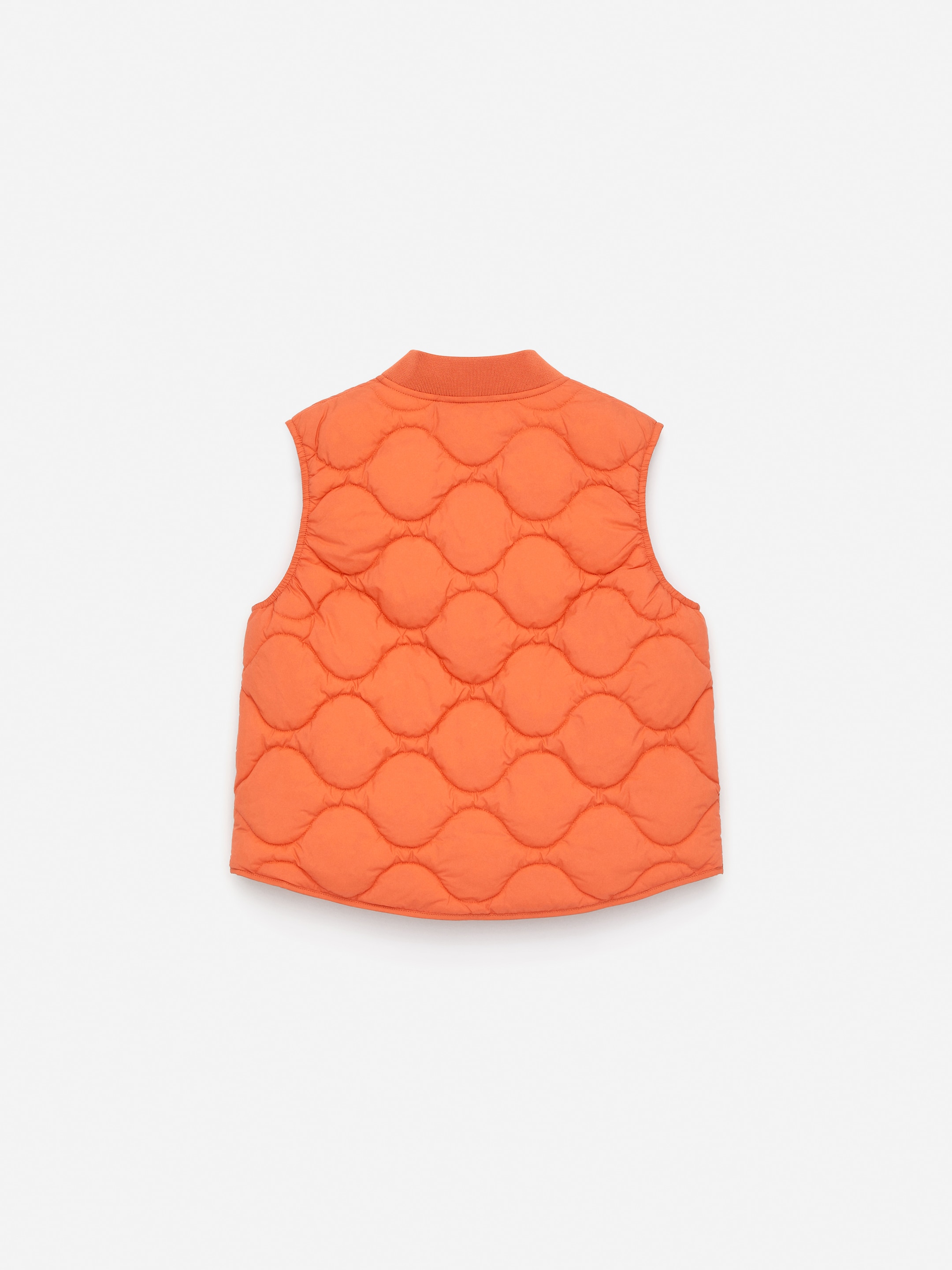 Quilted Vest - Orange - Regular fit - Children - StillMedia/DescriptiveStillLife - 1