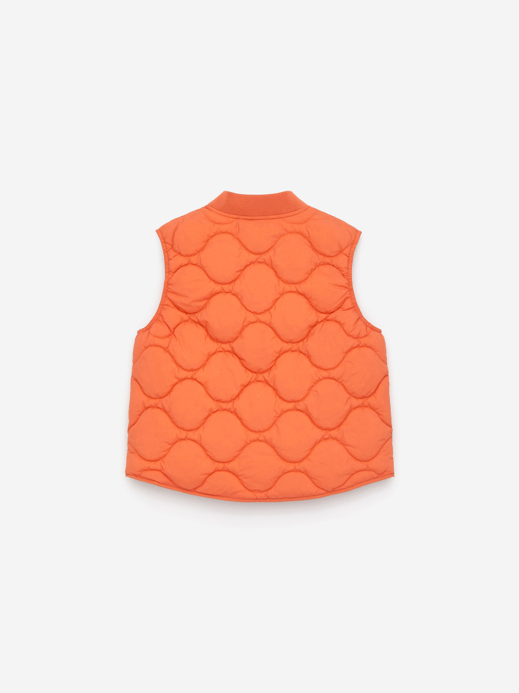 Quilted Vest - Orange - Regular fit - Children - StillMedia/DescriptiveStillLife - 1