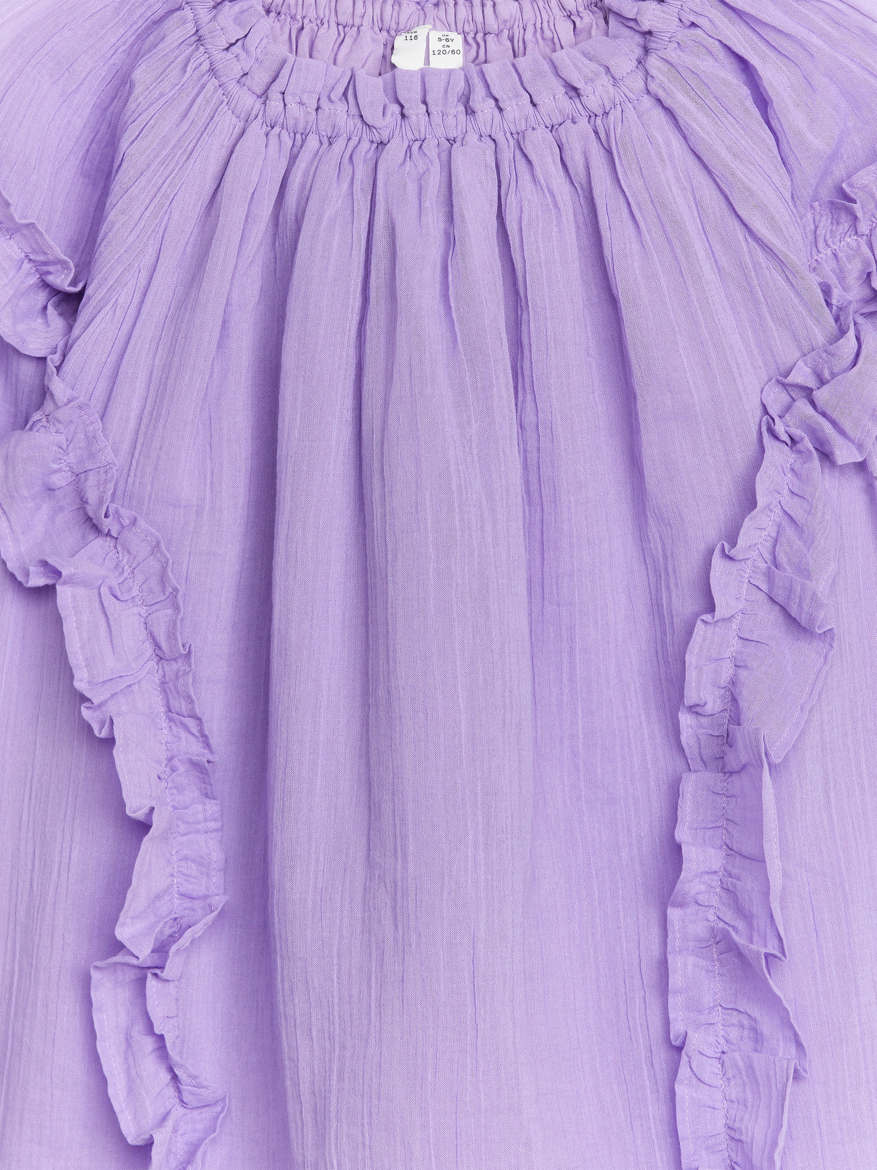 Rüschenbluse in Crinkle-Optik - Lila - Regular Fit - Kinder - StillMedia/DescriptiveDetail - 2