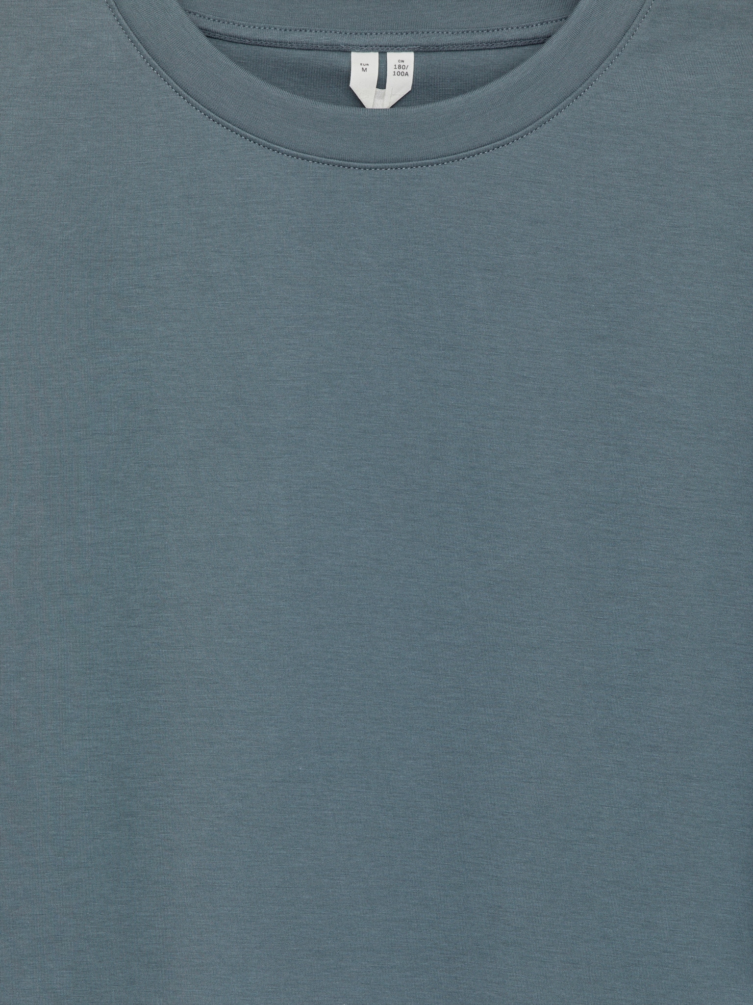 Camiseta de interlock - Azul empolvado/Negro/Blanco/Burdeos oscuro/Gris/Topo/Burdeos oscuro - 2