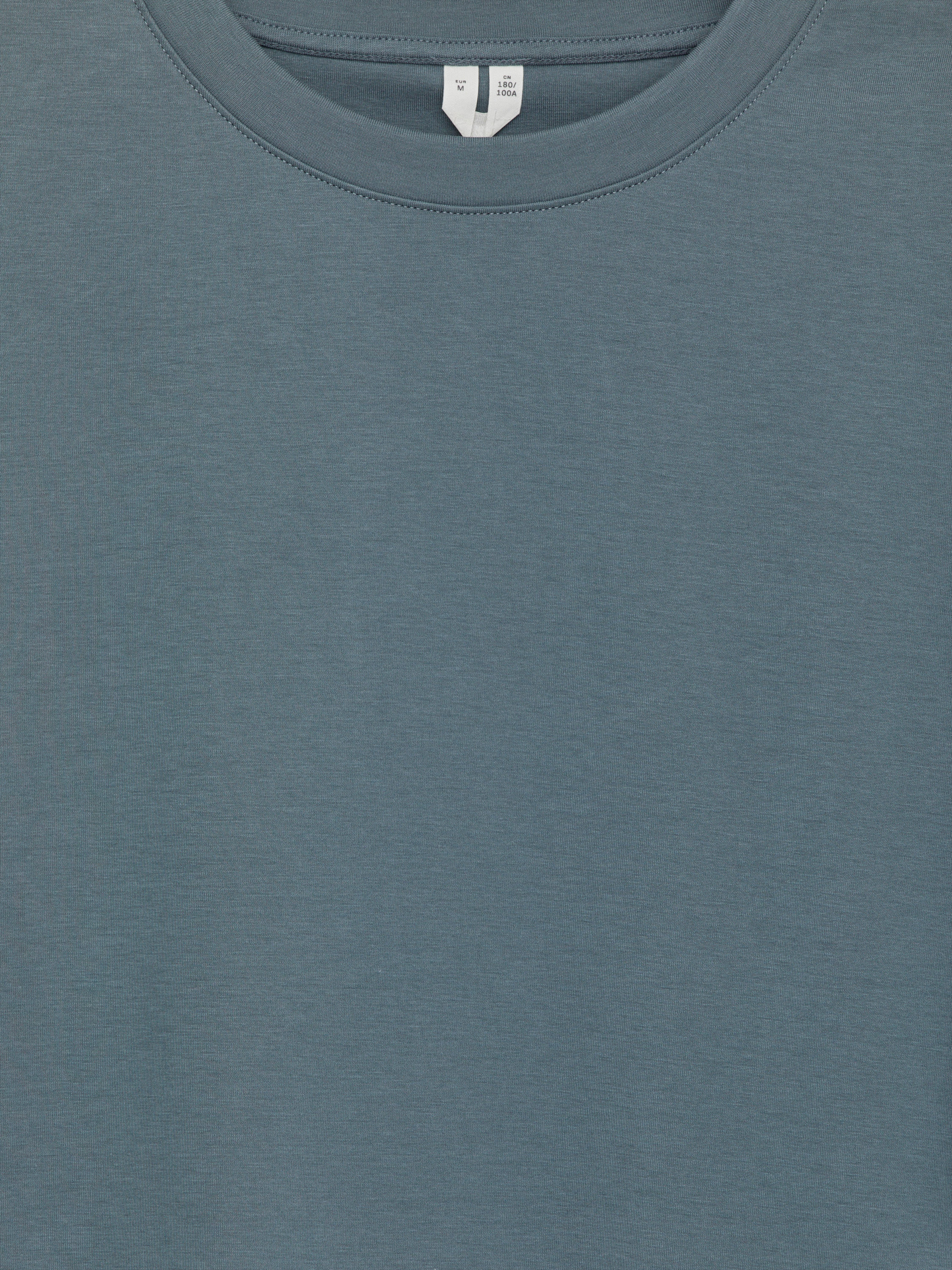 Interlock T-shirt - Dusty Blue - Loose fit - Men - StillMedia/DescriptiveDetail - 2