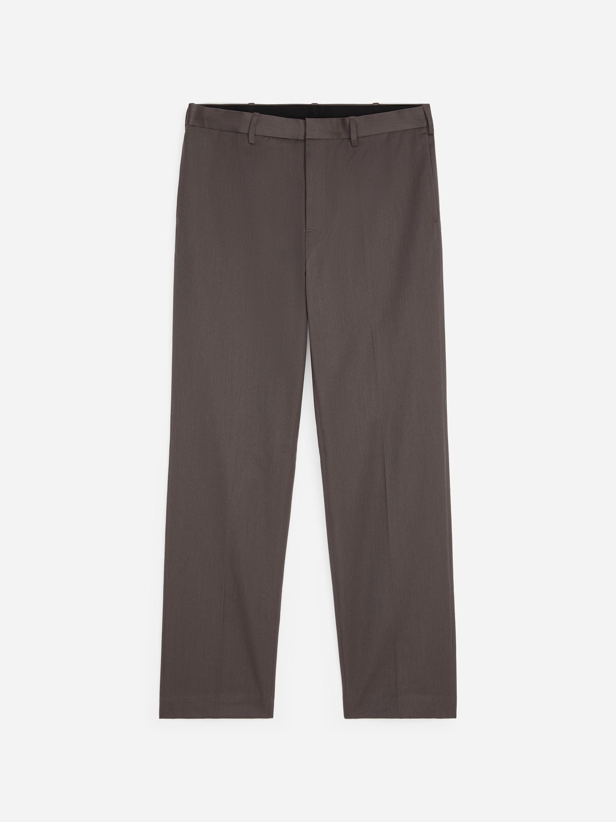 Pantalones de lana-algodón - Topo oscuro - Corte estándar - men - StillMedia/DescriptiveStillLife - 1