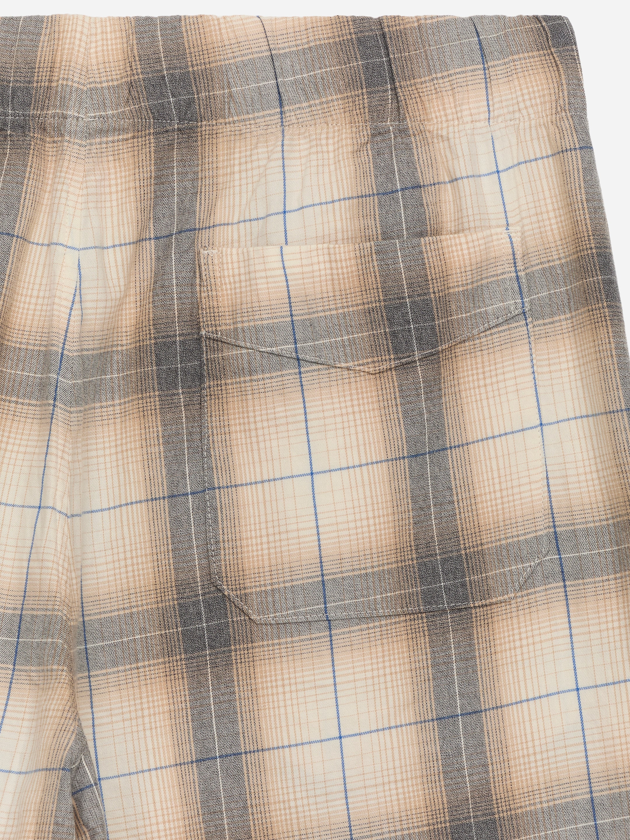 Pantaloni del pigiama in flanella - Beige/Motivo a quadri - Loose fit - Men - StillMedia/DescriptiveDetail - 1