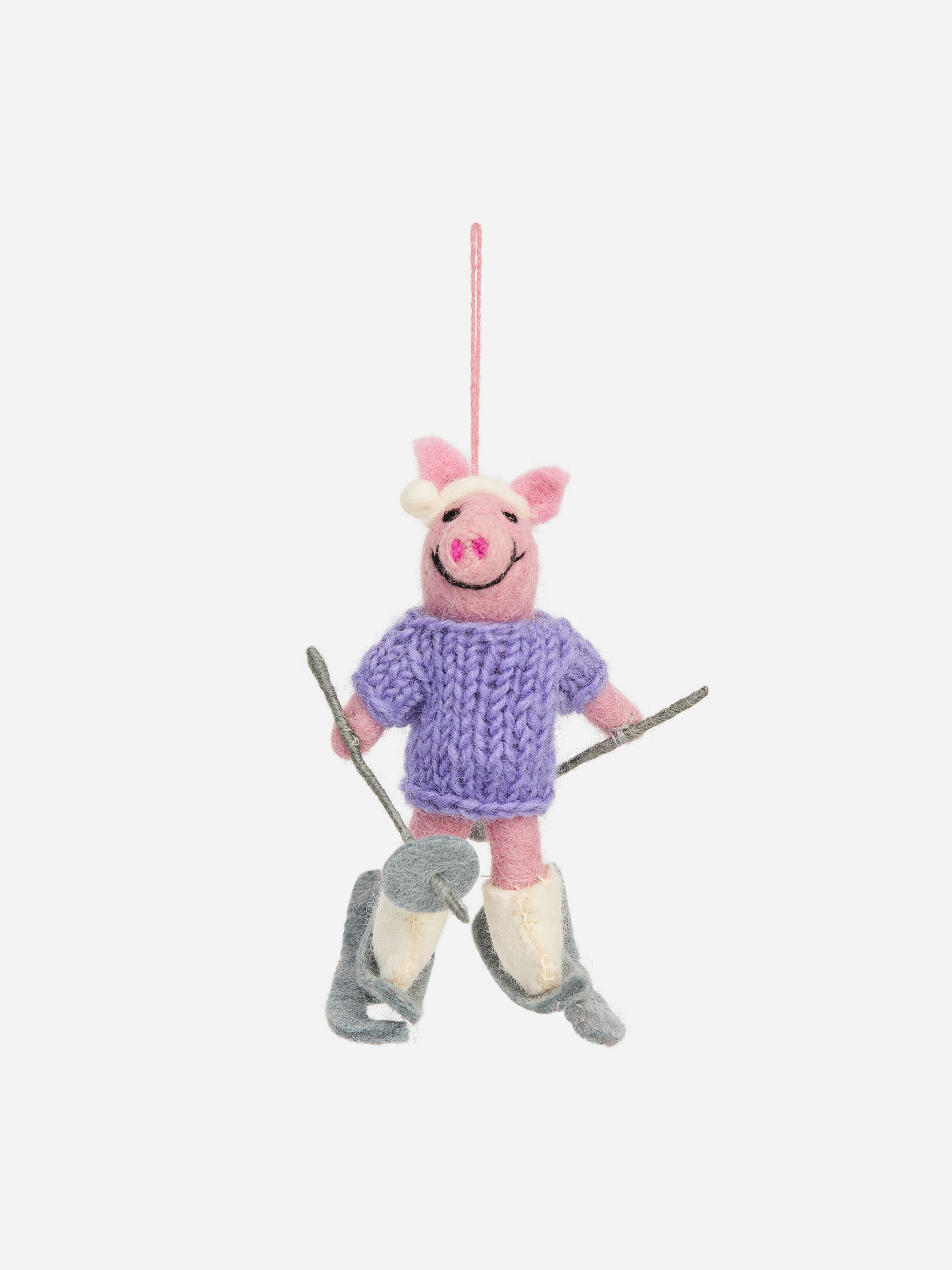 Cerdito esquiador Felt So Good-Pink-21209