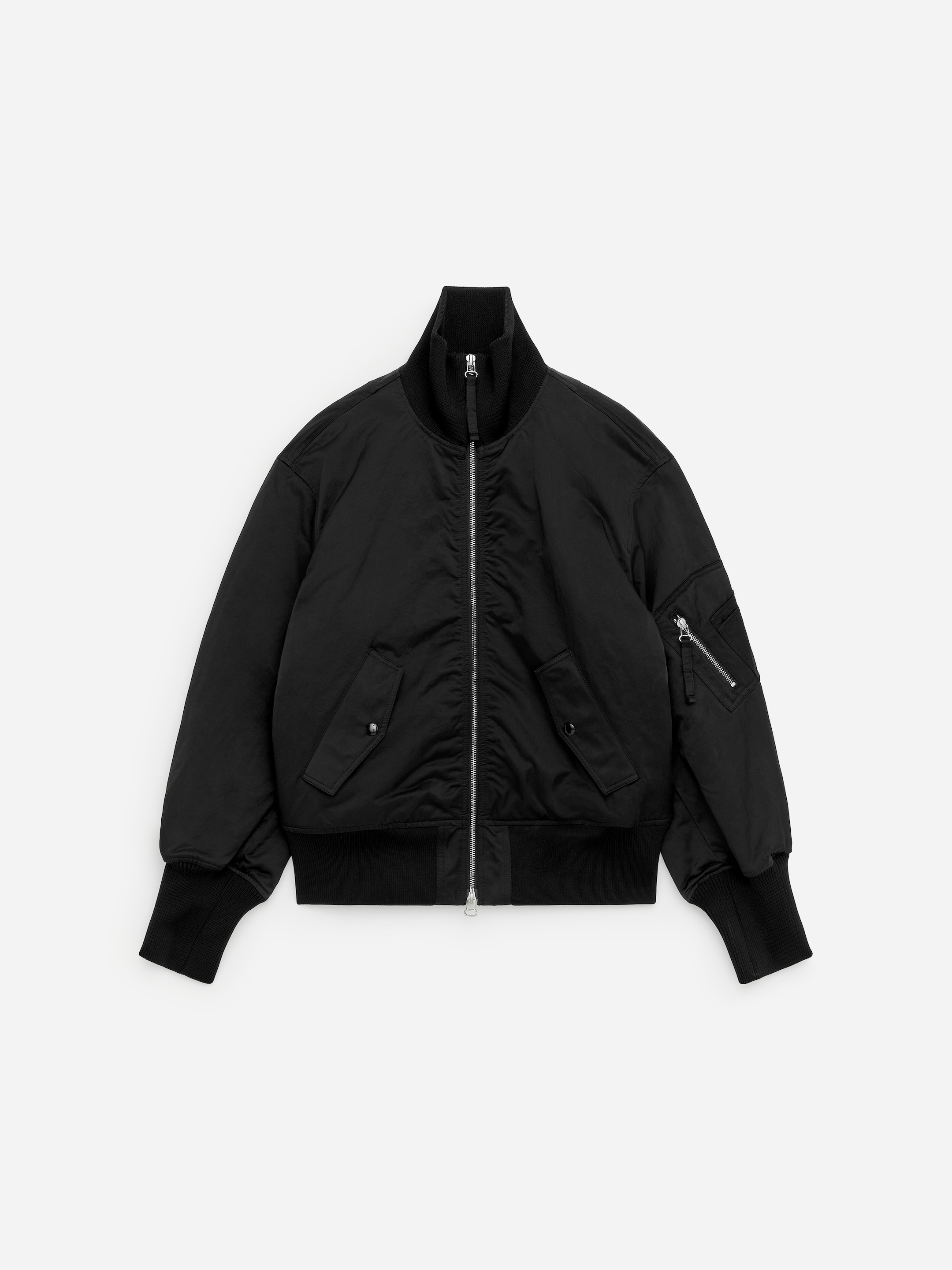 Nylon Jacket-Black-18277