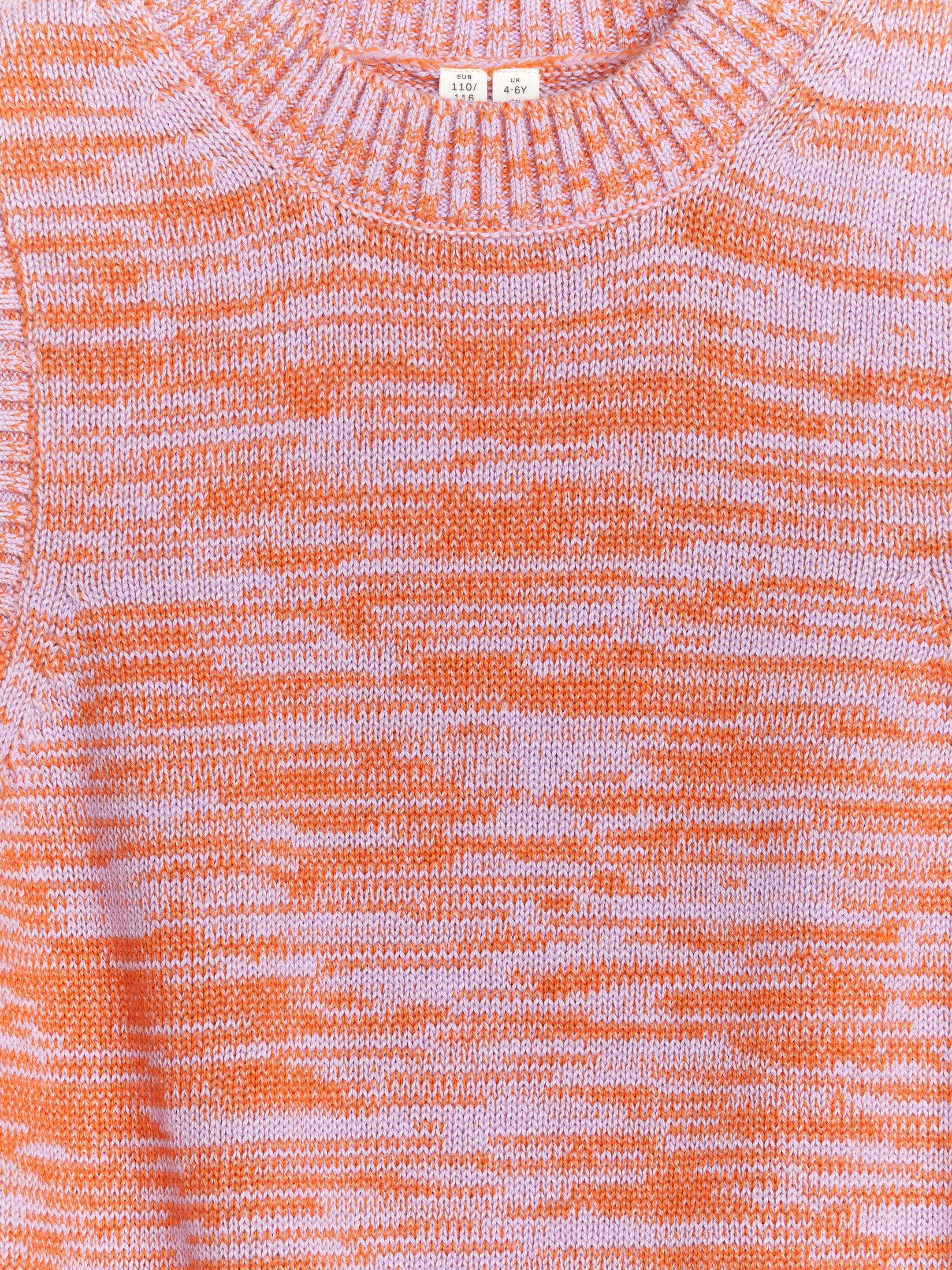 Flerfärgad stickad slipover - Lila/orange - Regular fit - Children - StillMedia/DescriptiveDetail - 3