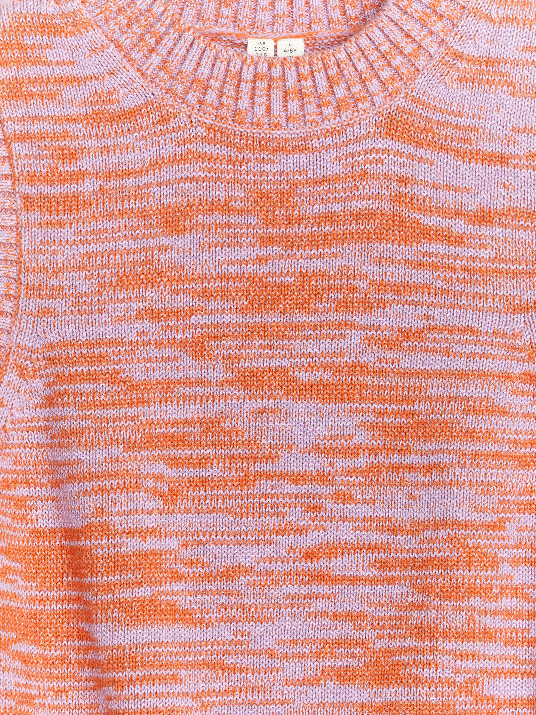 Multi-Colour Knitted Vest - Lilac/Orange - Regular fit - Children - StillMedia/DescriptiveDetail - 3