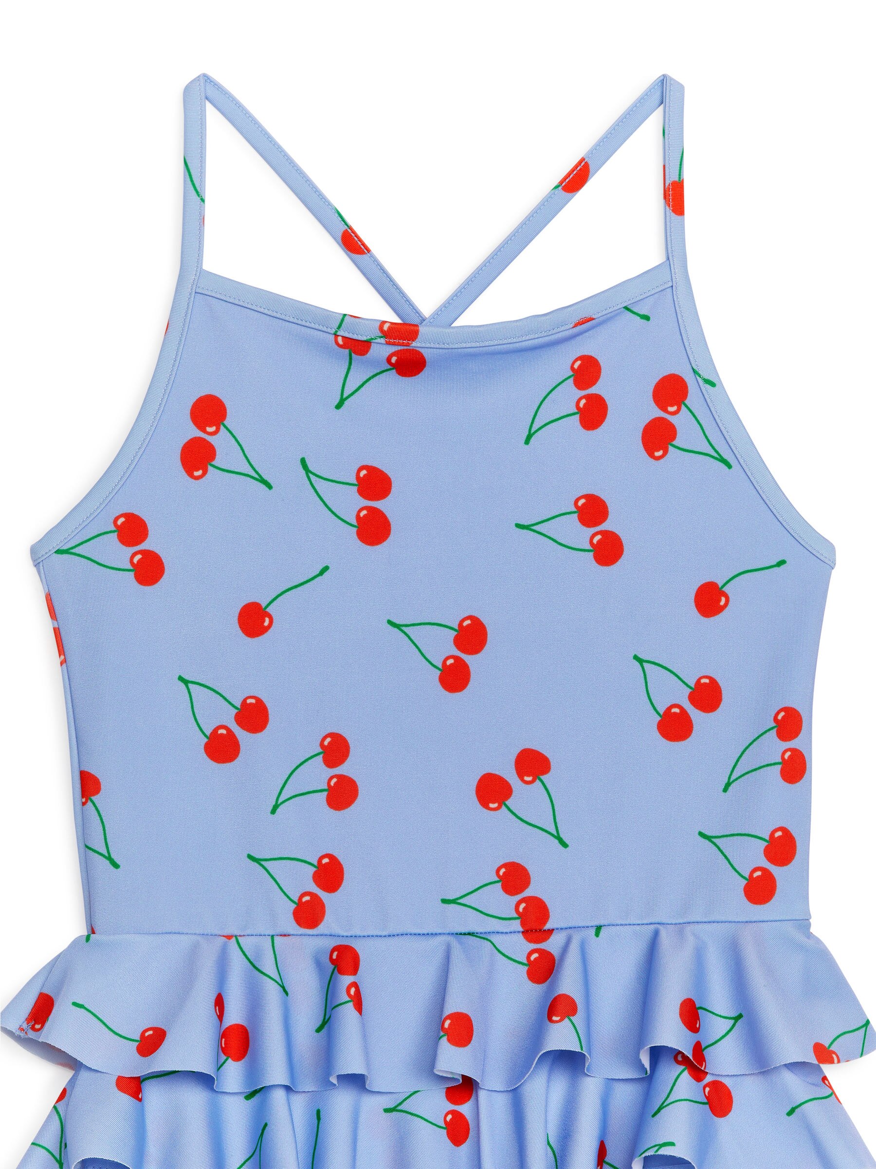 Badeanzug mit Rüschen - Blau - Regular Fit - Kinder - StillMedia/DescriptiveDetail - 1