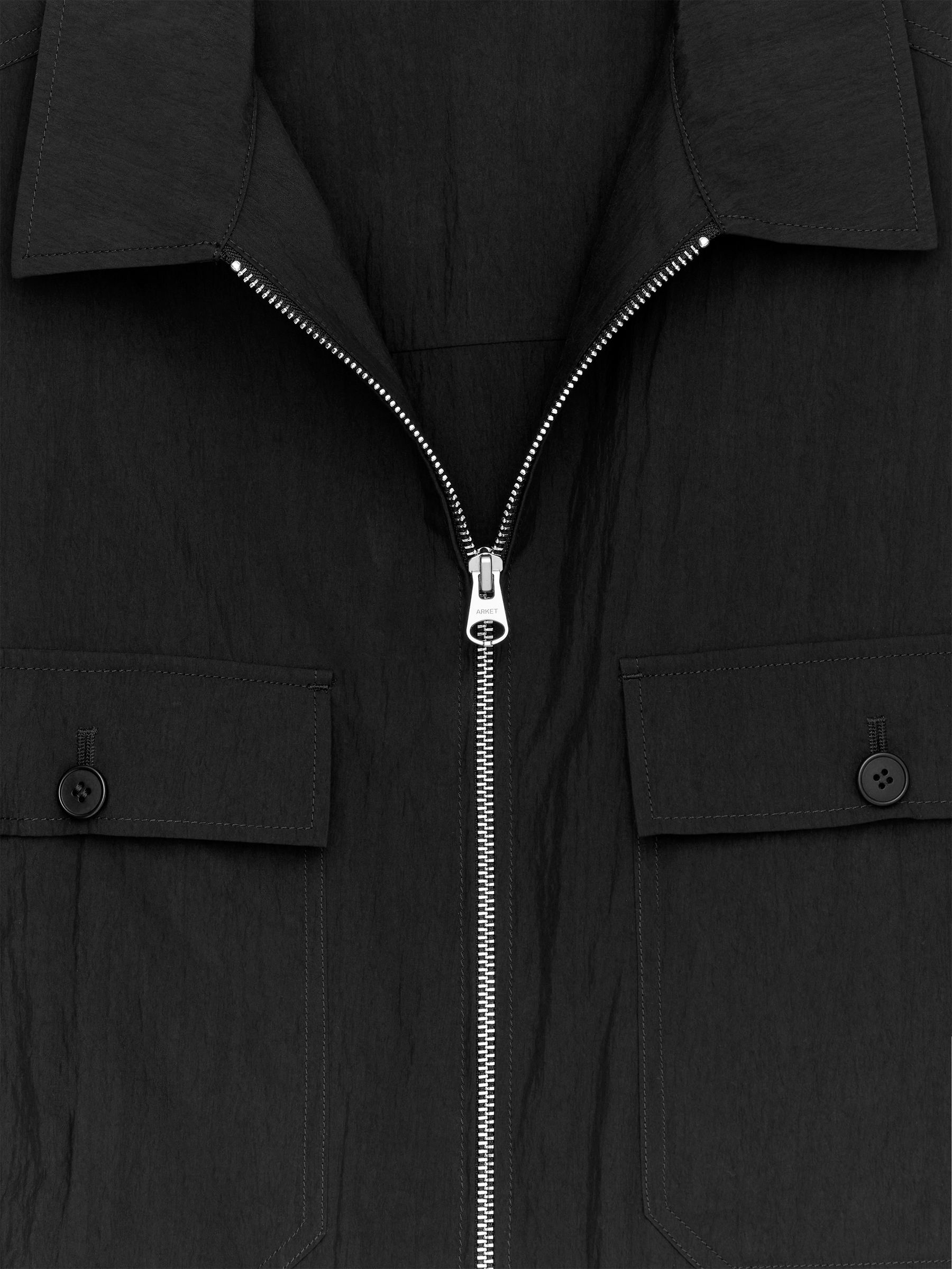 Sobrecamisa de mezcla de lyocell - Negro - Corte estándar - Men - StillMedia/DescriptiveDetail - 1