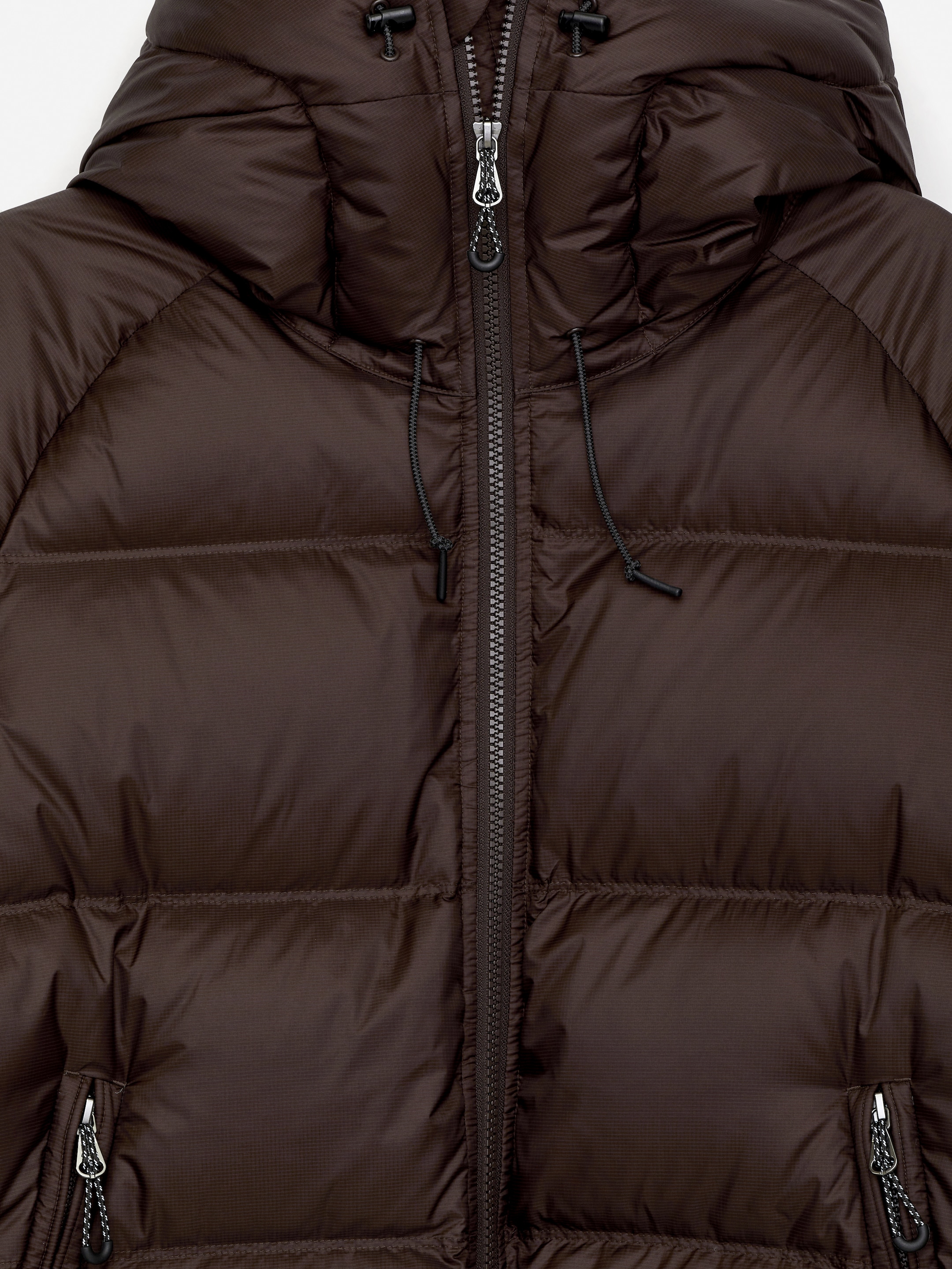 Upcycled Down Sporty Jacket - Dark Brown - Regular fit - Men - StillMedia/DescriptiveDetail - 2