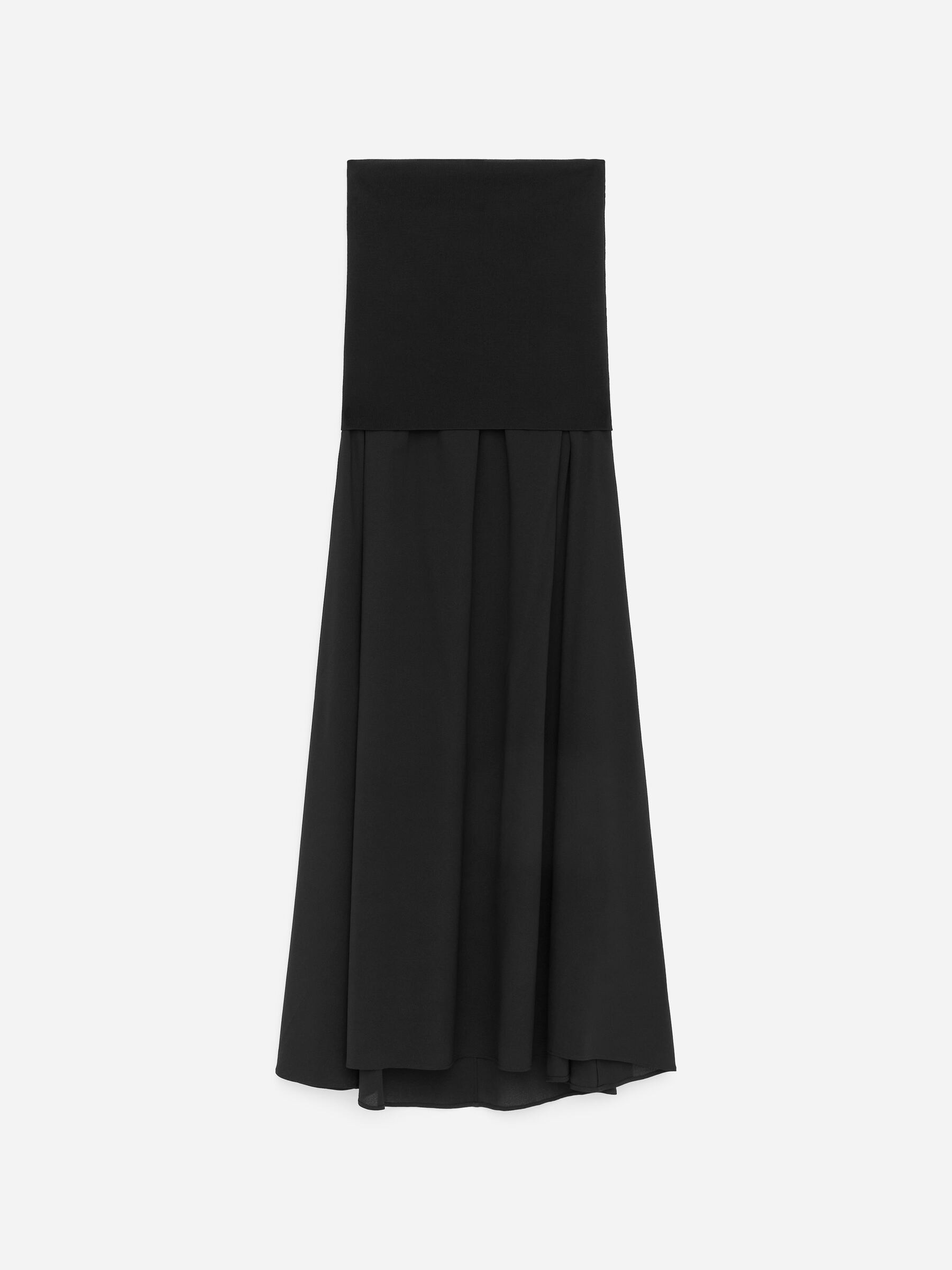 Maxikjol i siden - Svart - Regular fit - Women - StillMedia/DescriptiveStillLife - 1