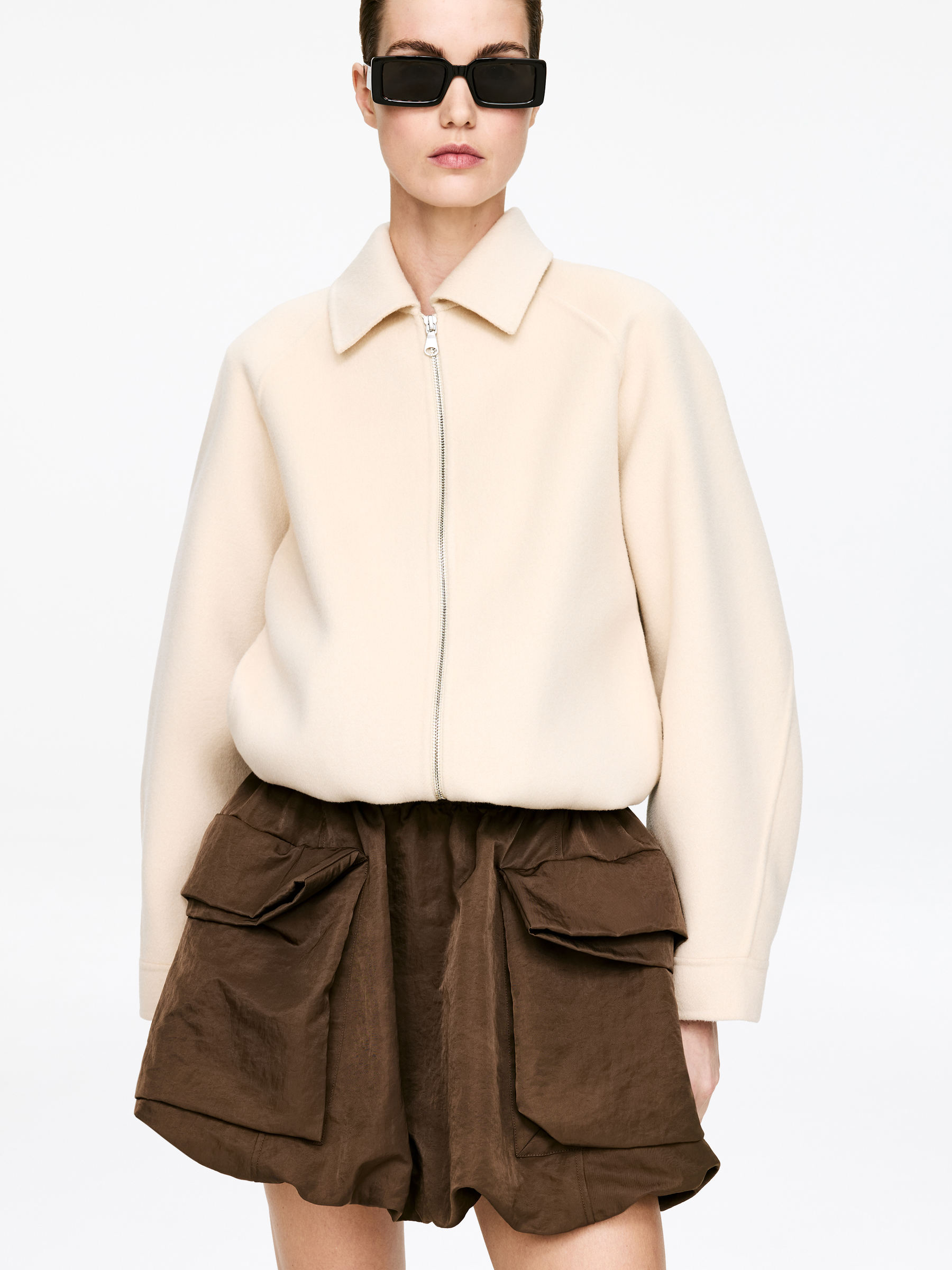 Minirock mit Bubble-Saum - Braun - Regular Fit - Damen - StillMedia/Lookbook - 6