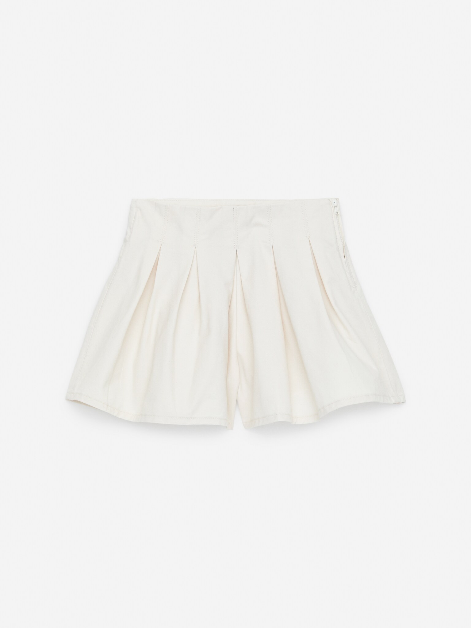 Falda de algodón - Blanco/Lila