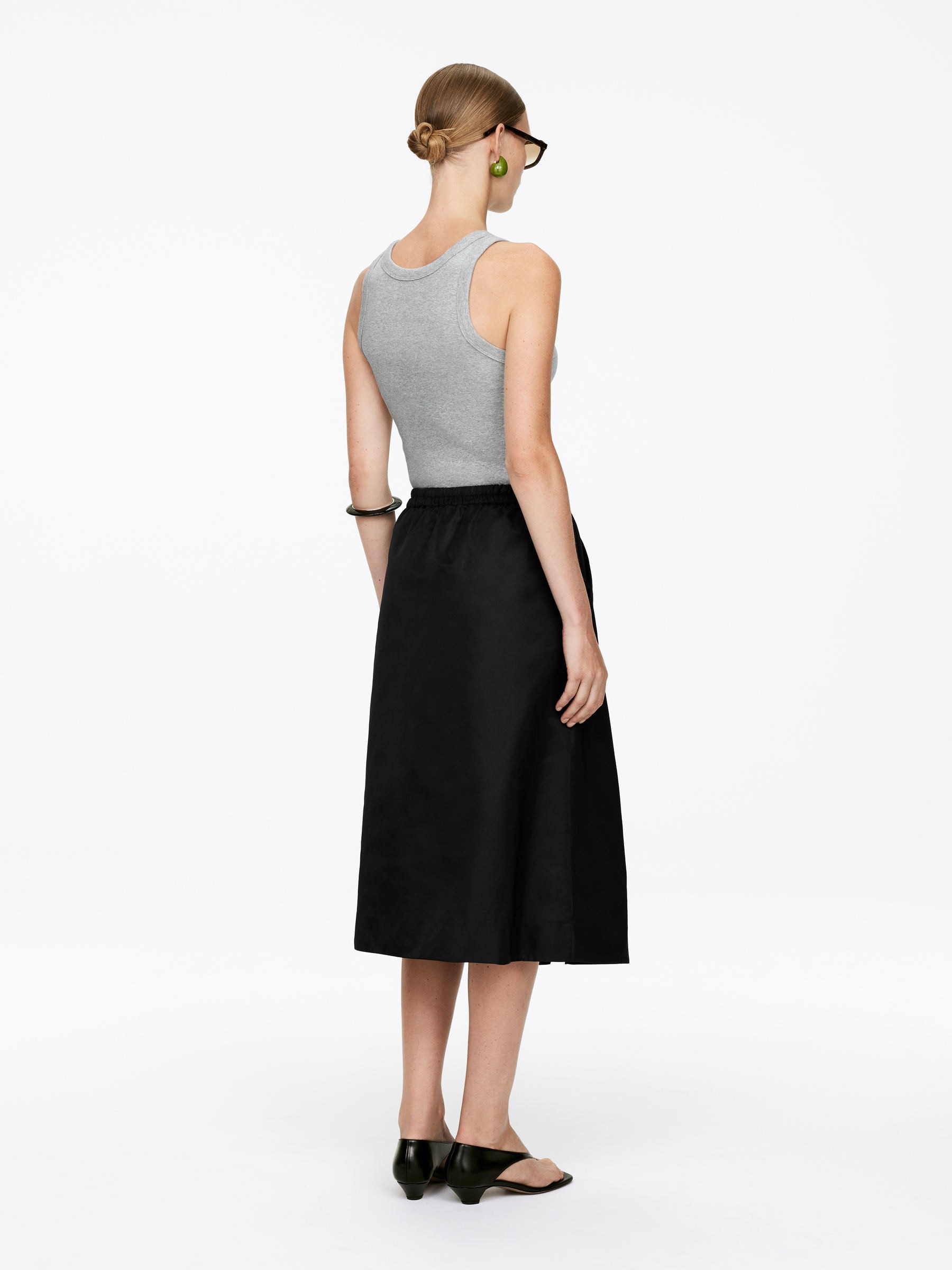 Rib Tank Top - Grey - Slim fit - Women - StillMedia/Lookbook - 8