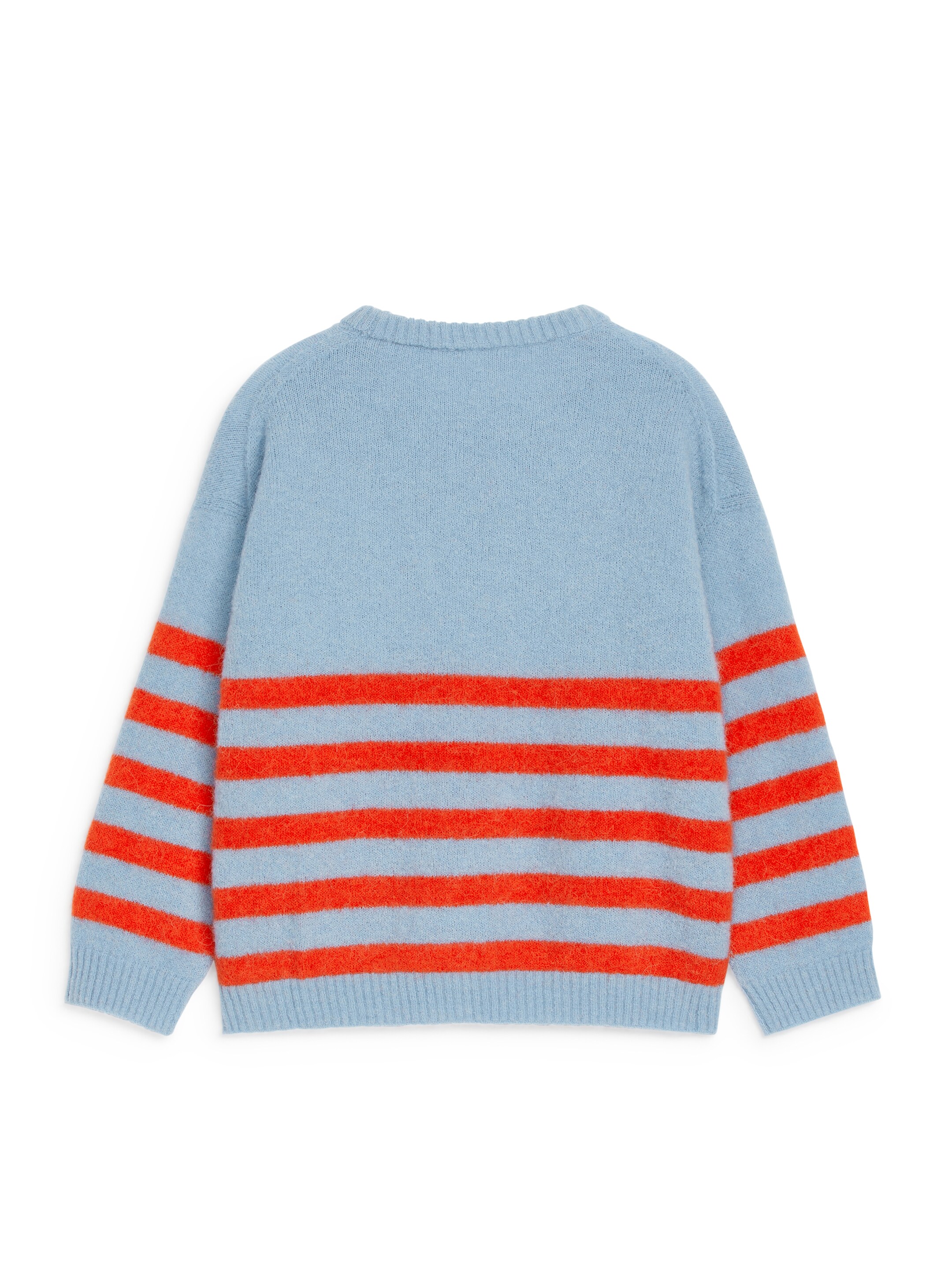 Grösseres Bild ansehen: Pullover aus Alpakawolle und Wolle - Hellblau/Rot - KINDER | H&M CH 2