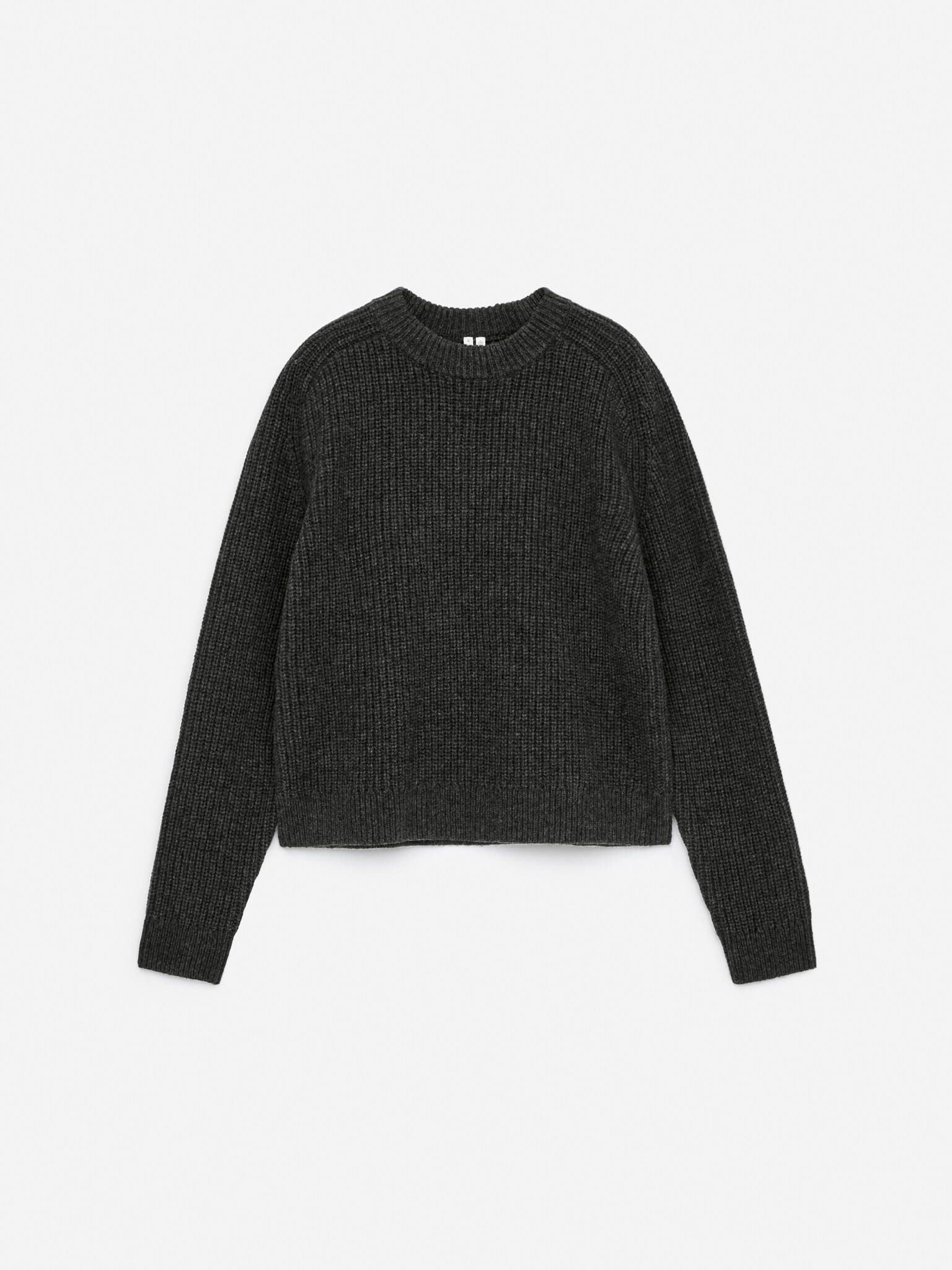 Merino Jumper - Dark Grey/Dark Blue
