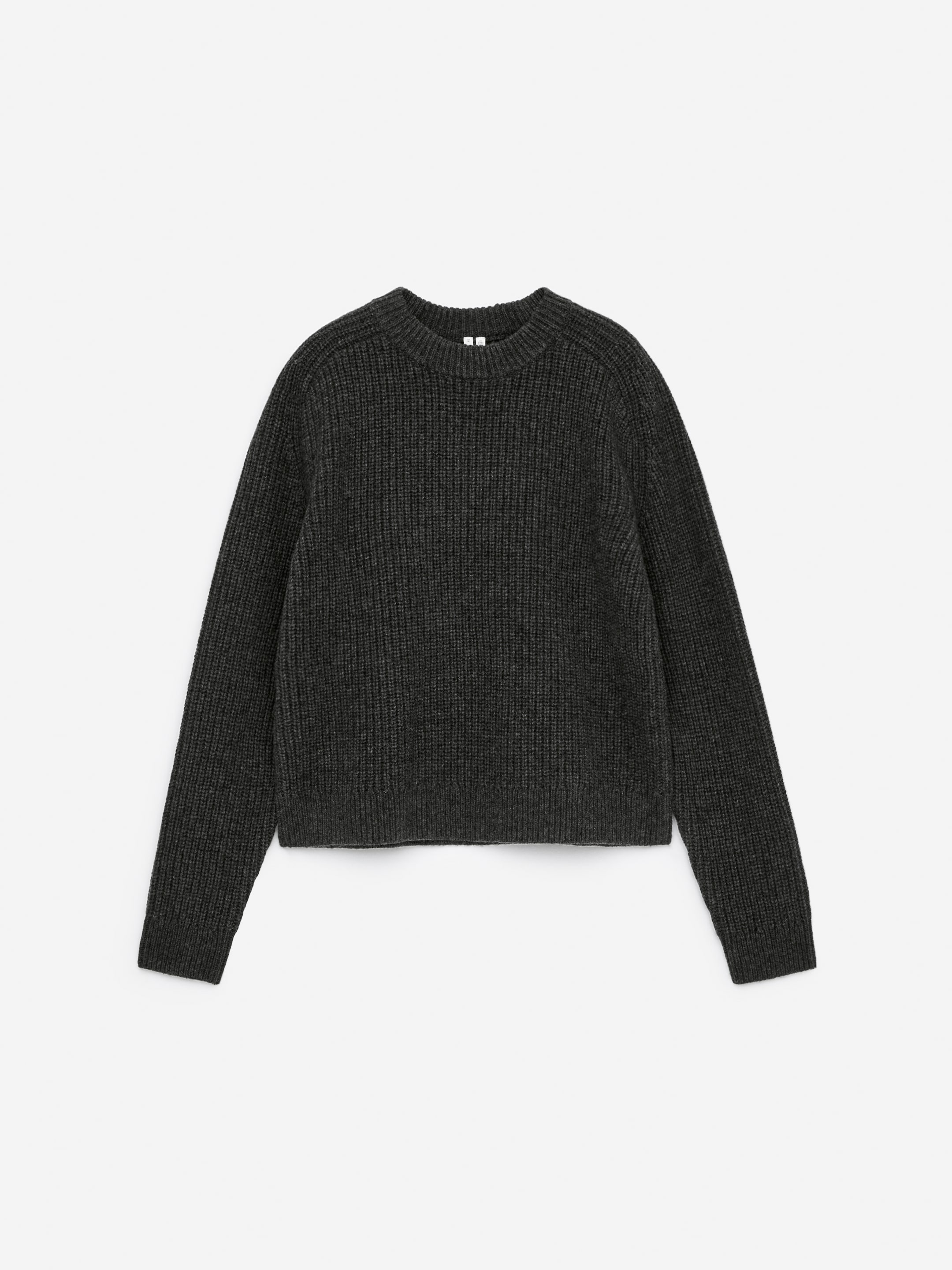 Merino Jumper - Dark Grey - Regular fit - Women - StillMedia/DescriptiveStillLife - 2