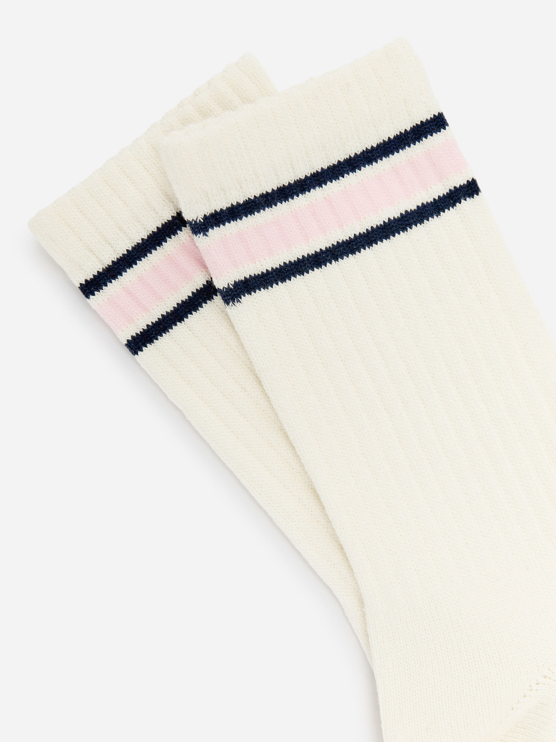 Sportowe skarpetki - Złamana biel/różowy - Women - StillMedia/DescriptiveDetail - 2