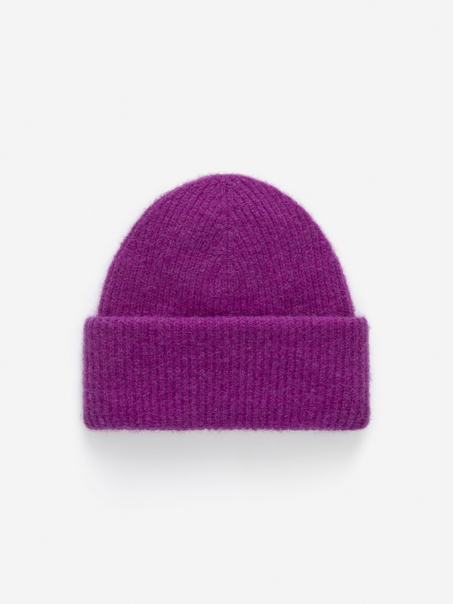 Bonnet en mélange d'alpaga et de laine mérinos - Violet/Marron foncé/Noir/Beige/Gris foncé/Rouge - 2