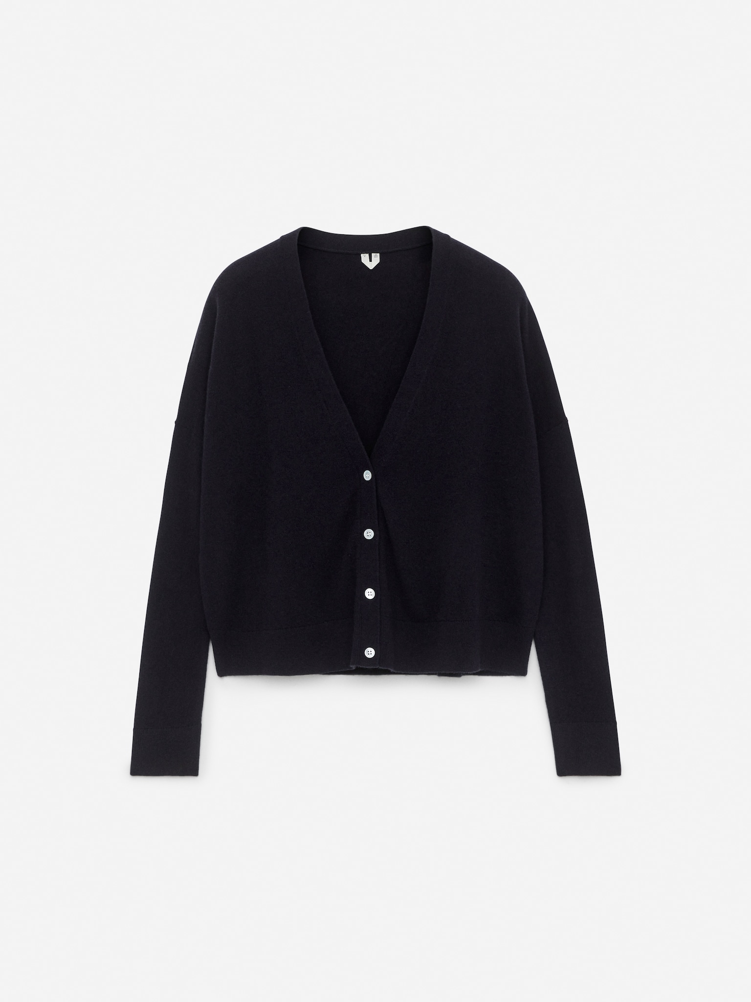 Cashmere Cardigan - Dark Blue - 1
