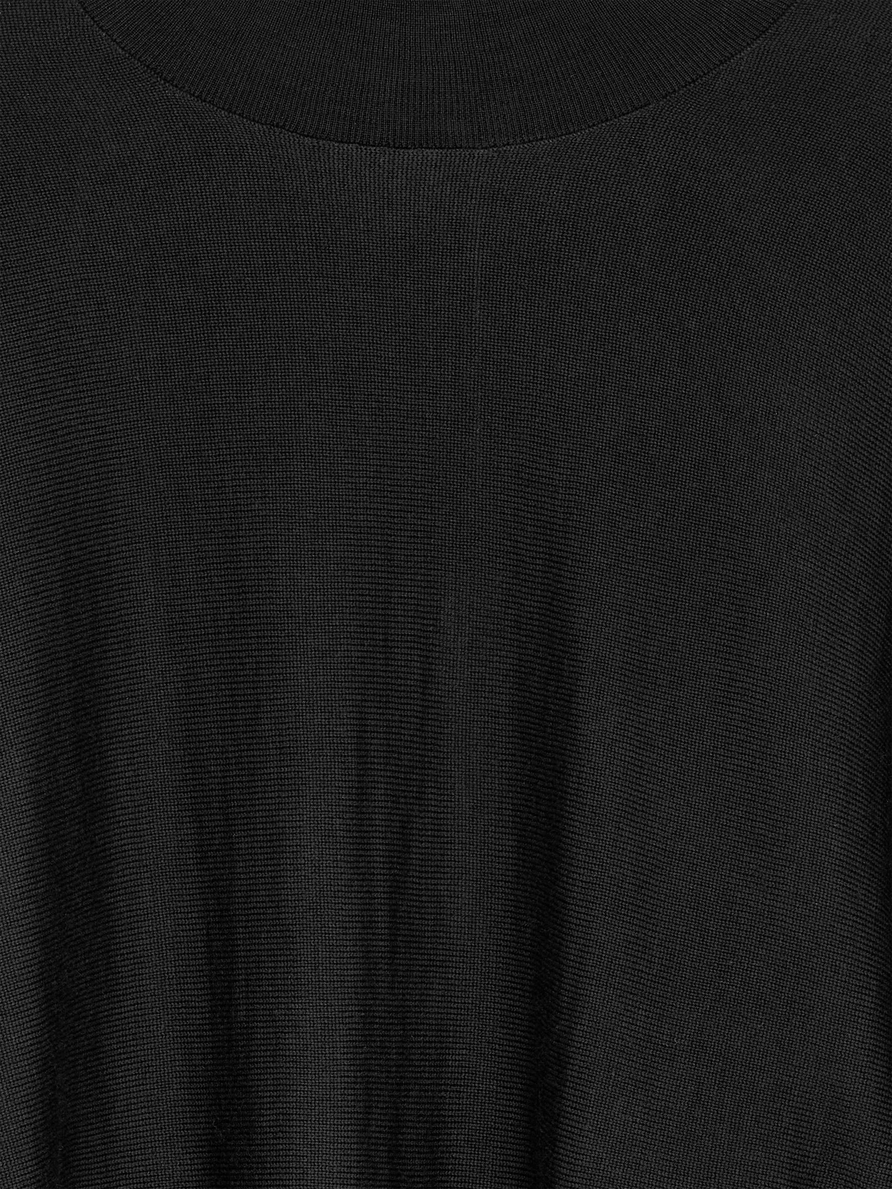 Roll-Neck Merino Jumper - Black - Loose fit - Women - StillMedia/DescriptiveDetail - 1