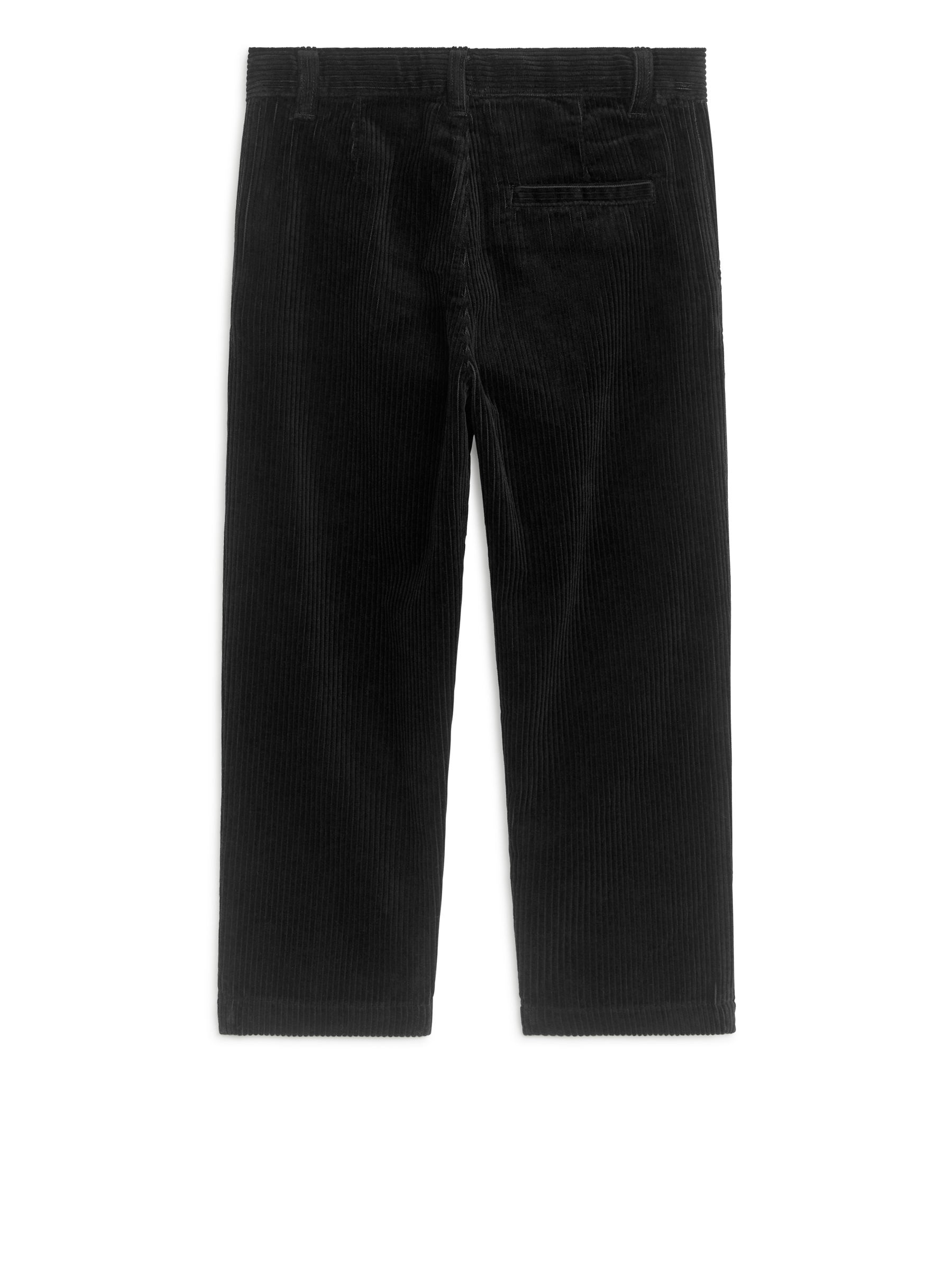 Corduroy Trousers - Black - Regular fit - Children - StillMedia/DescriptiveStillLife - 2