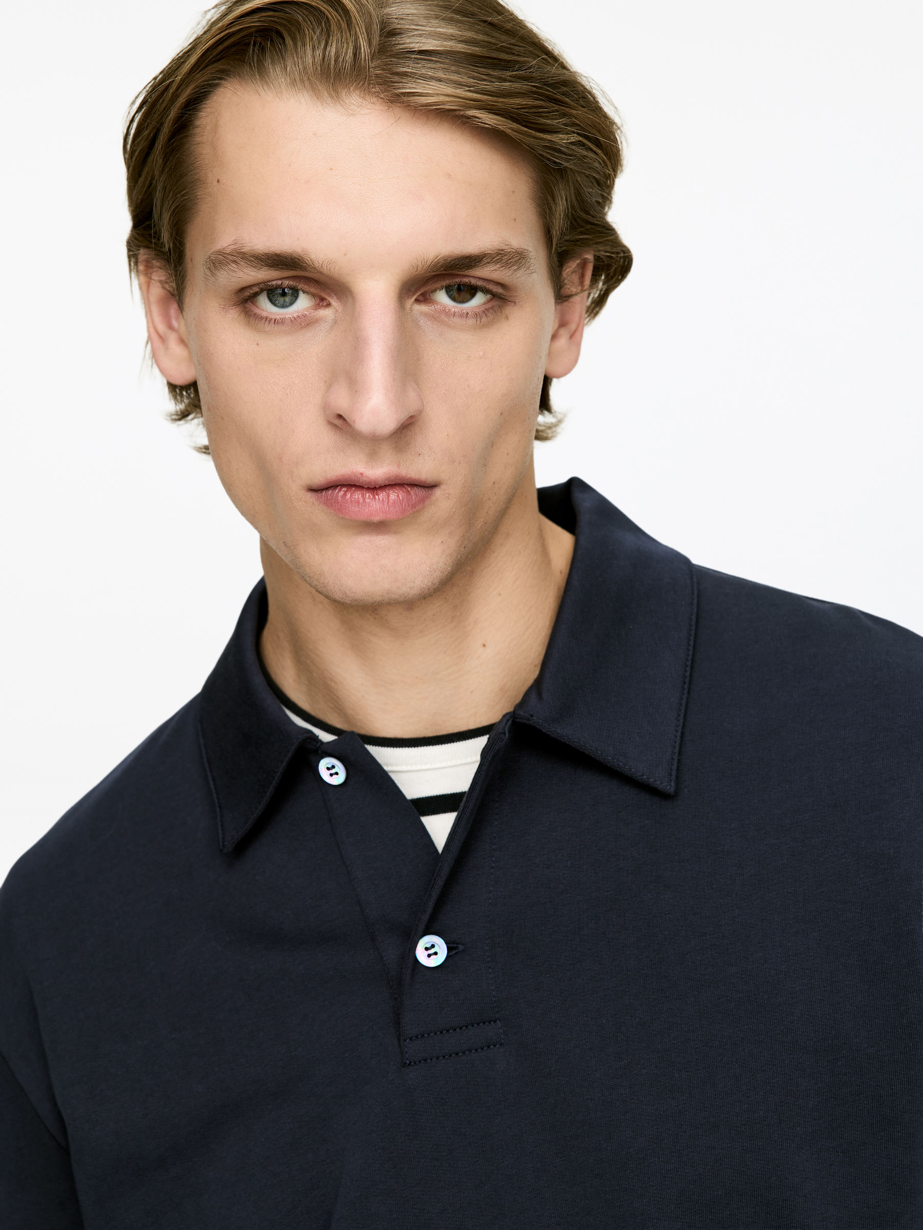 Poloshirt aus Baumwolle und Lyocell - Dunkelblau - Regular Fit - Herren - StillMedia/Lookbook - 8