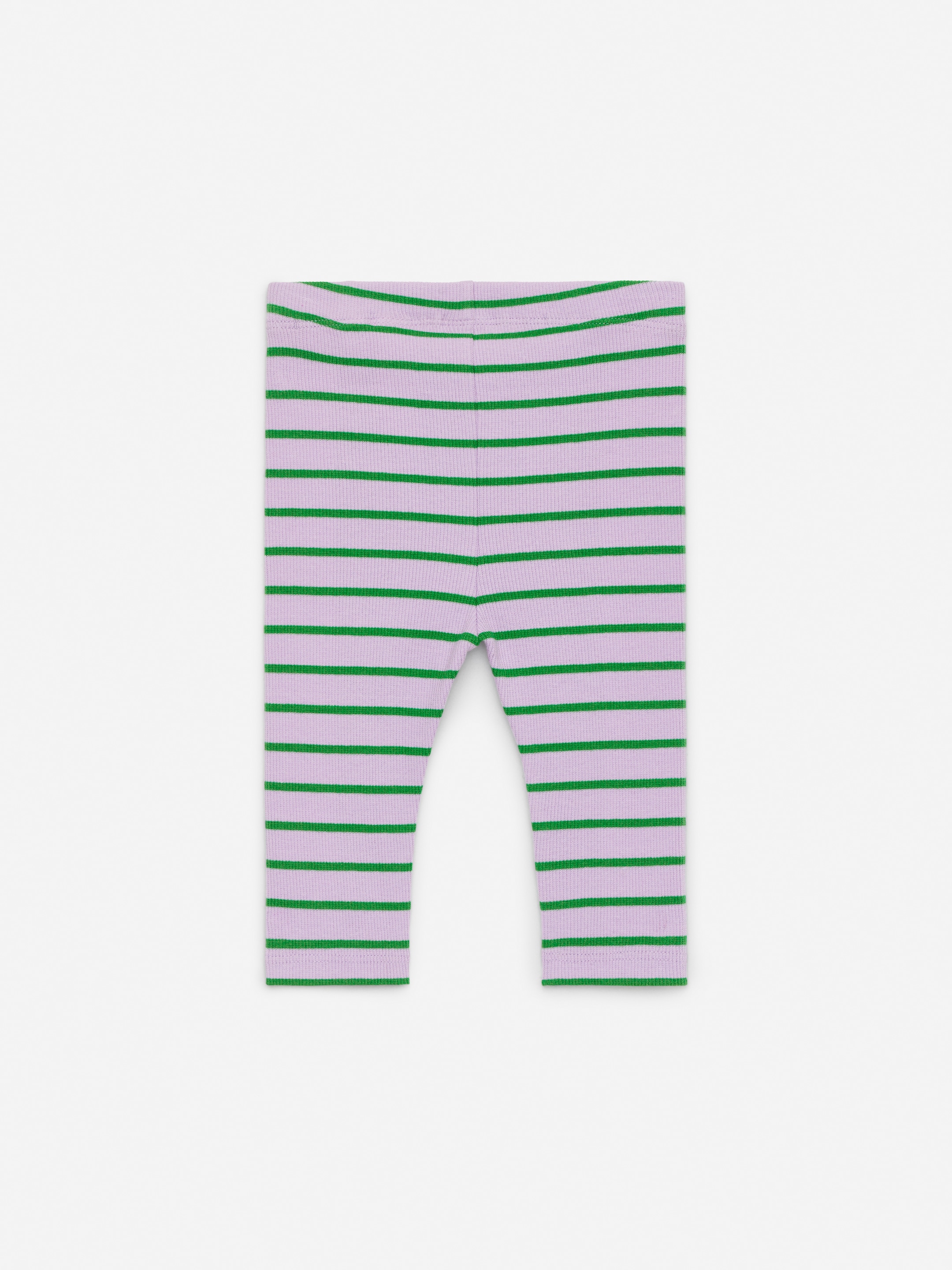 Ribbed Leggings - Lilac/Green - Slim fit - Children - StillMedia/DescriptiveStillLife - 1
