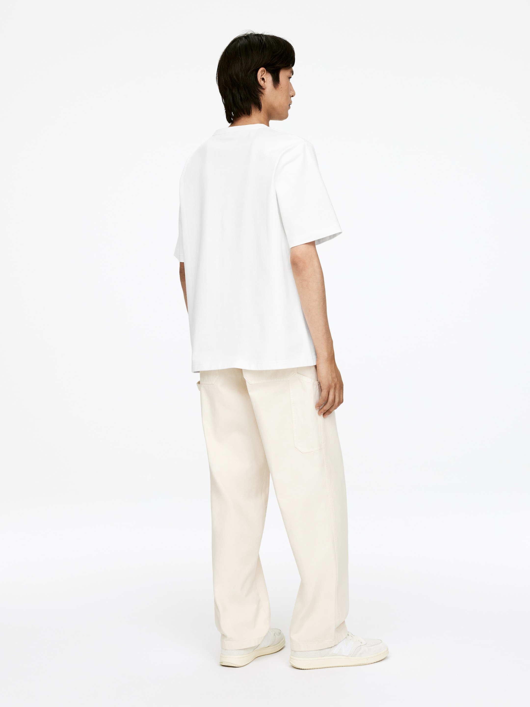 Zobrazit větší obrázek: Oversized tričko 270 GSM - White - MUŽI | H&M CZ 3