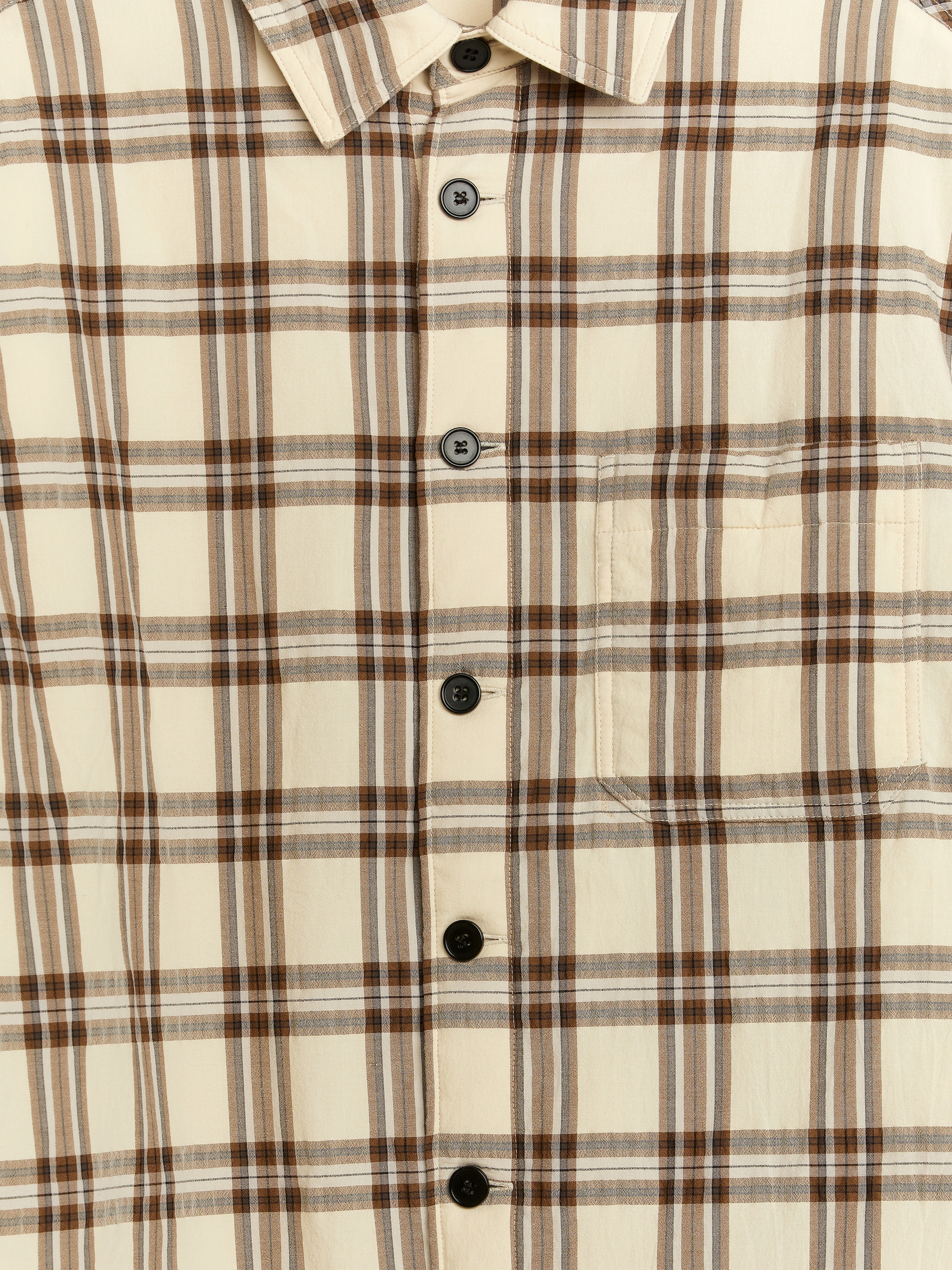 Padded Overshirt - Beige - Relaxed fit - Men - StillMedia/DescriptiveDetail - 2
