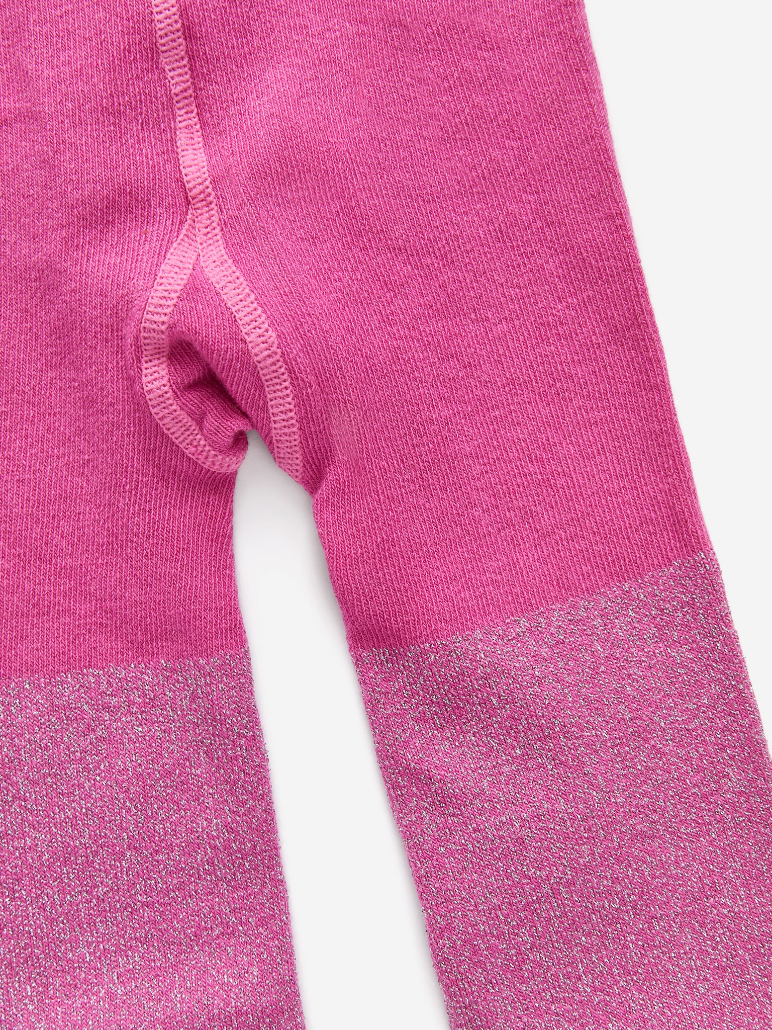 Collants à paillettes - Rose foncé/Mauve - 2