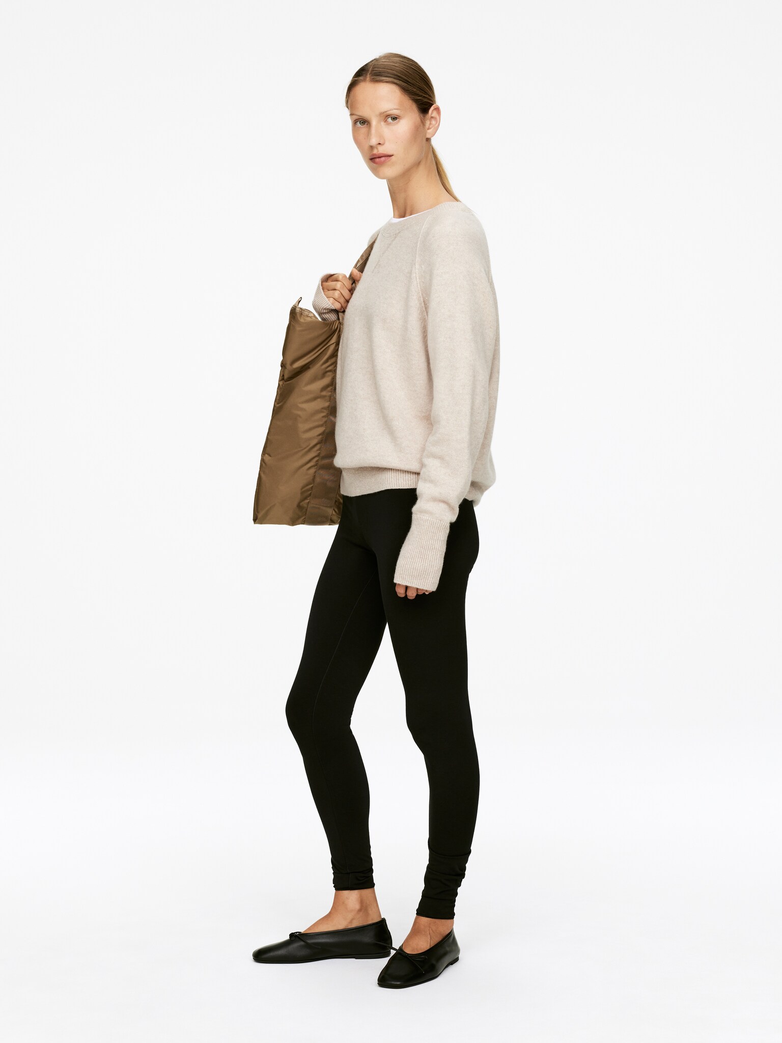 Pull en pur cachemire - Beige - 4