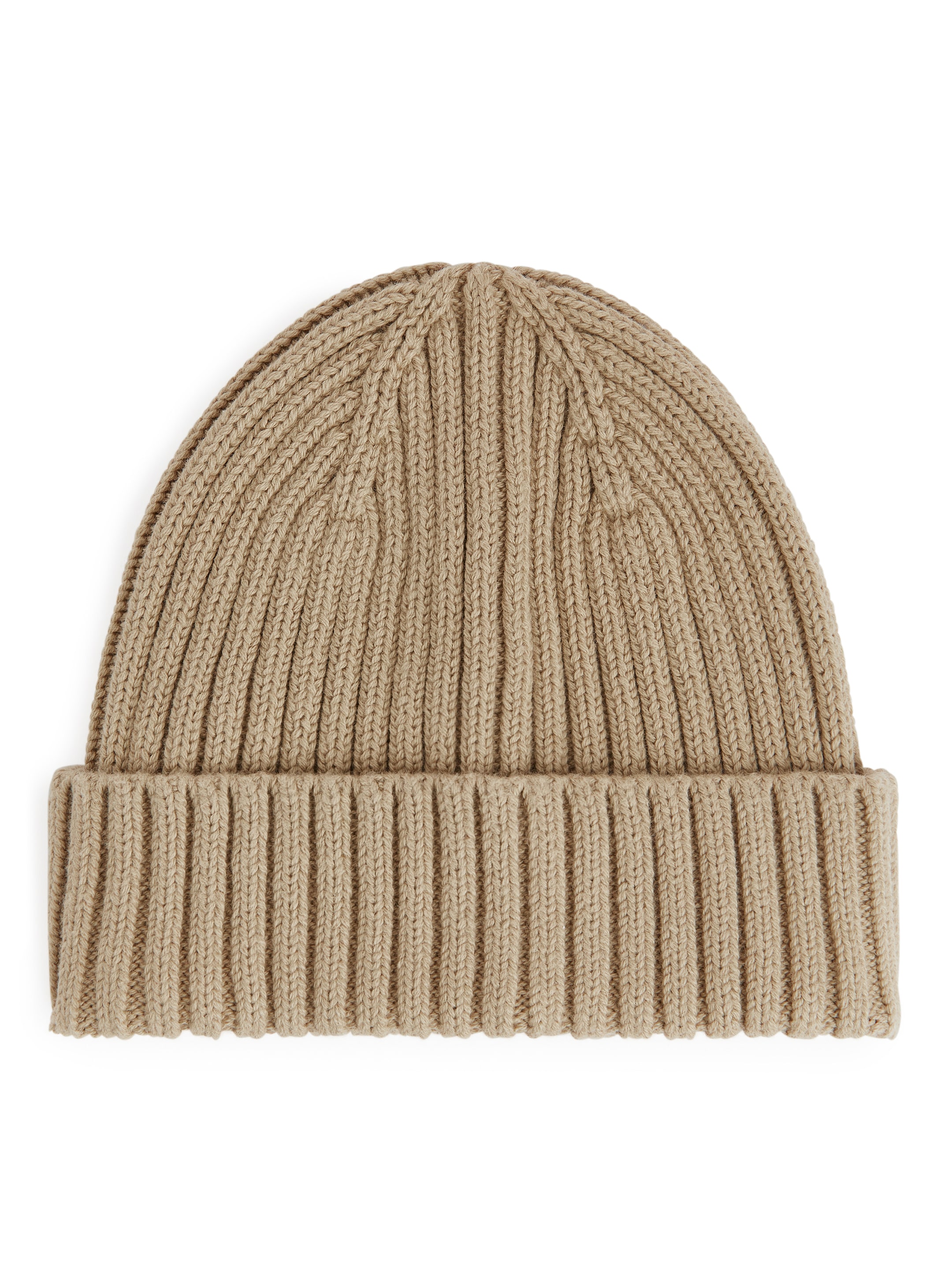 Преглед на по-голямо изображение: Рипсена бебешка шапка - Beige - ДЕЦА | H&M BG 1