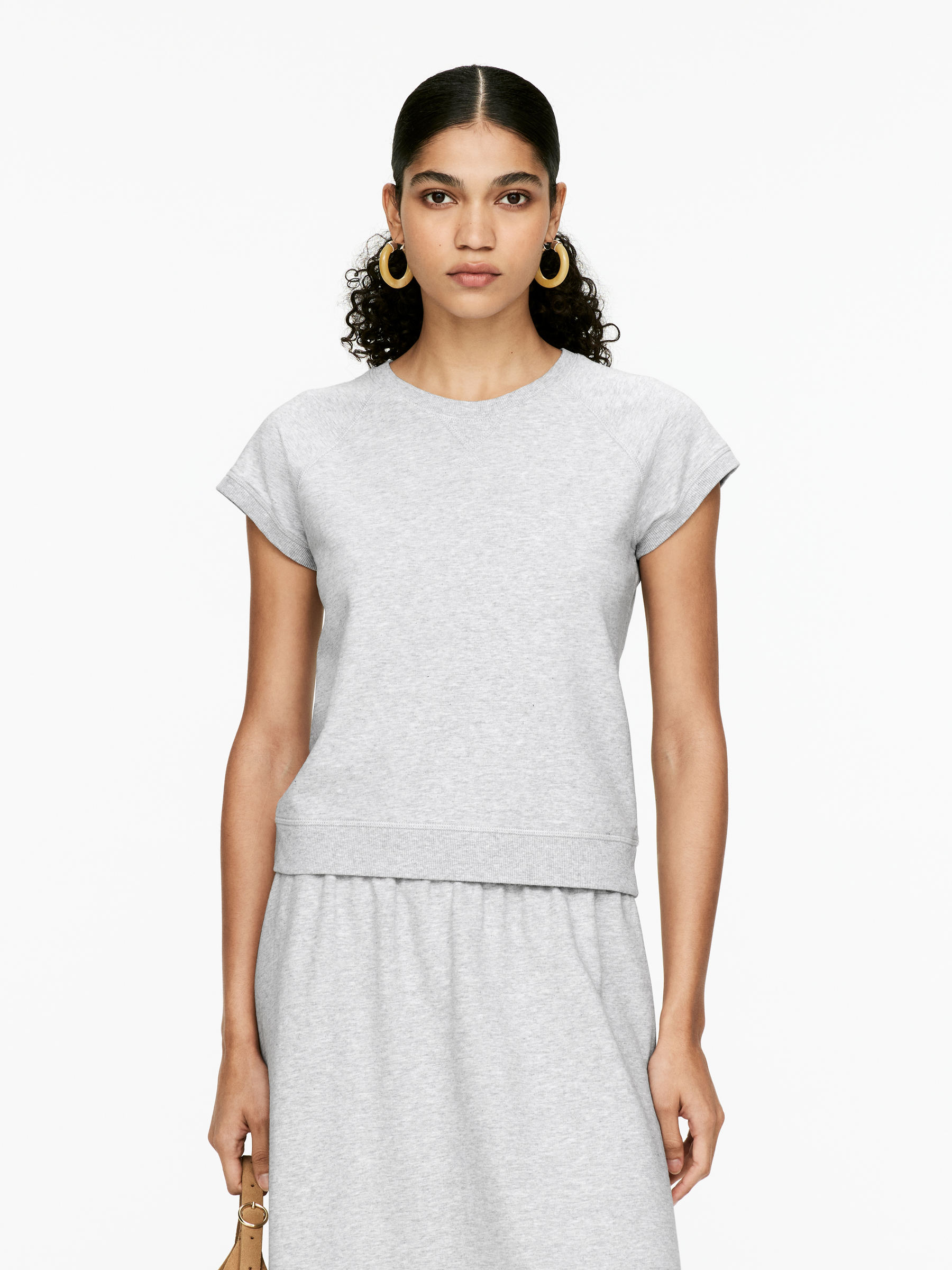 Raglan-Sleeve T-Shirt-#A2A3A3-16168