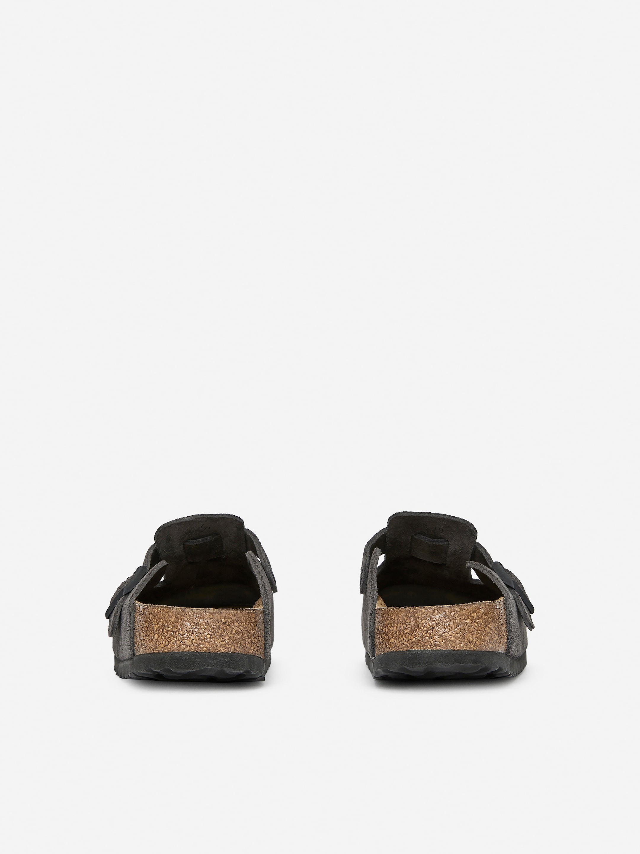 Birkenstock Boston sandaler i mocka - Grå - Men - StillMedia/DescriptiveStillLife - 2