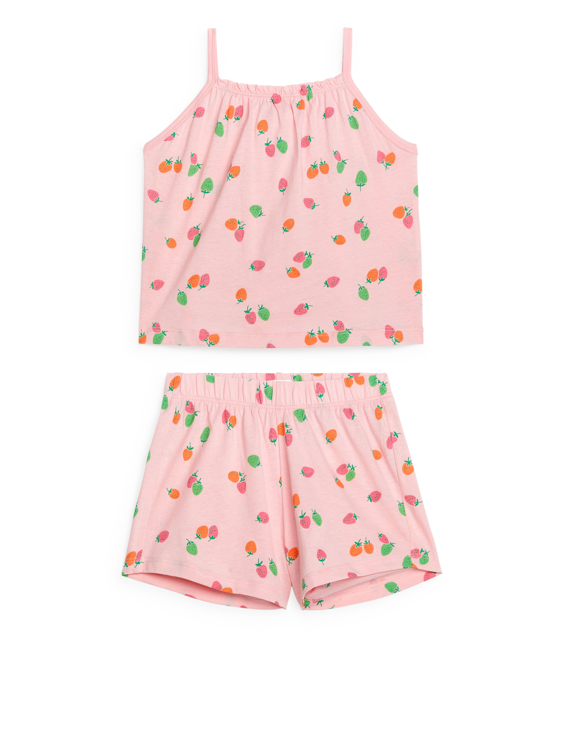 Näytä suurempi kuva: Puuvillainen pyjamasetti - Vaaleanpunainen - Kids | H&M FI 1