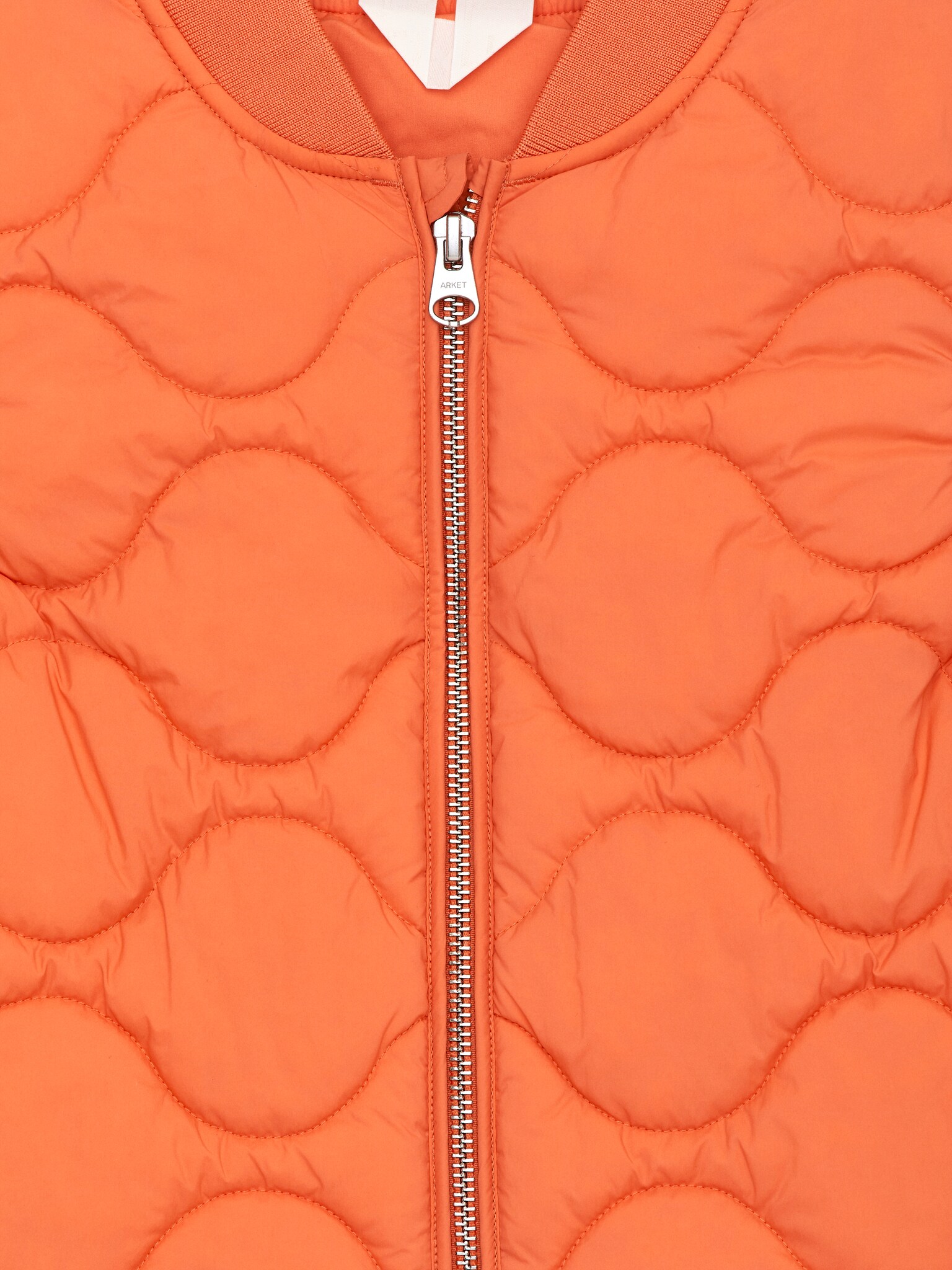 Quilted Vest - Orange - 3