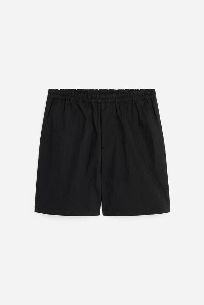 Short décontracté à enfiler - Noir/Vert - 1