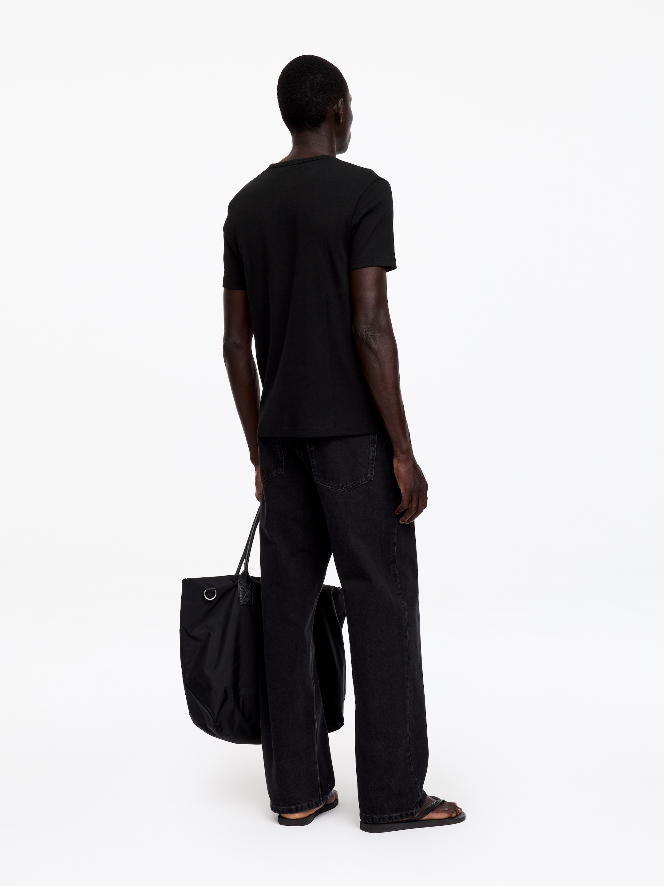 Dopasowany T-shirt - Czarny - Wąski fason - men - StillMedia/Lookbook - 2