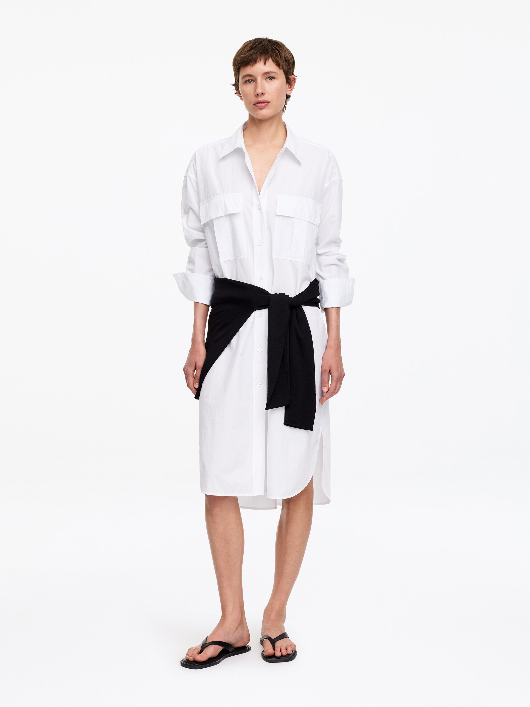 Cotton Shirt Dress
