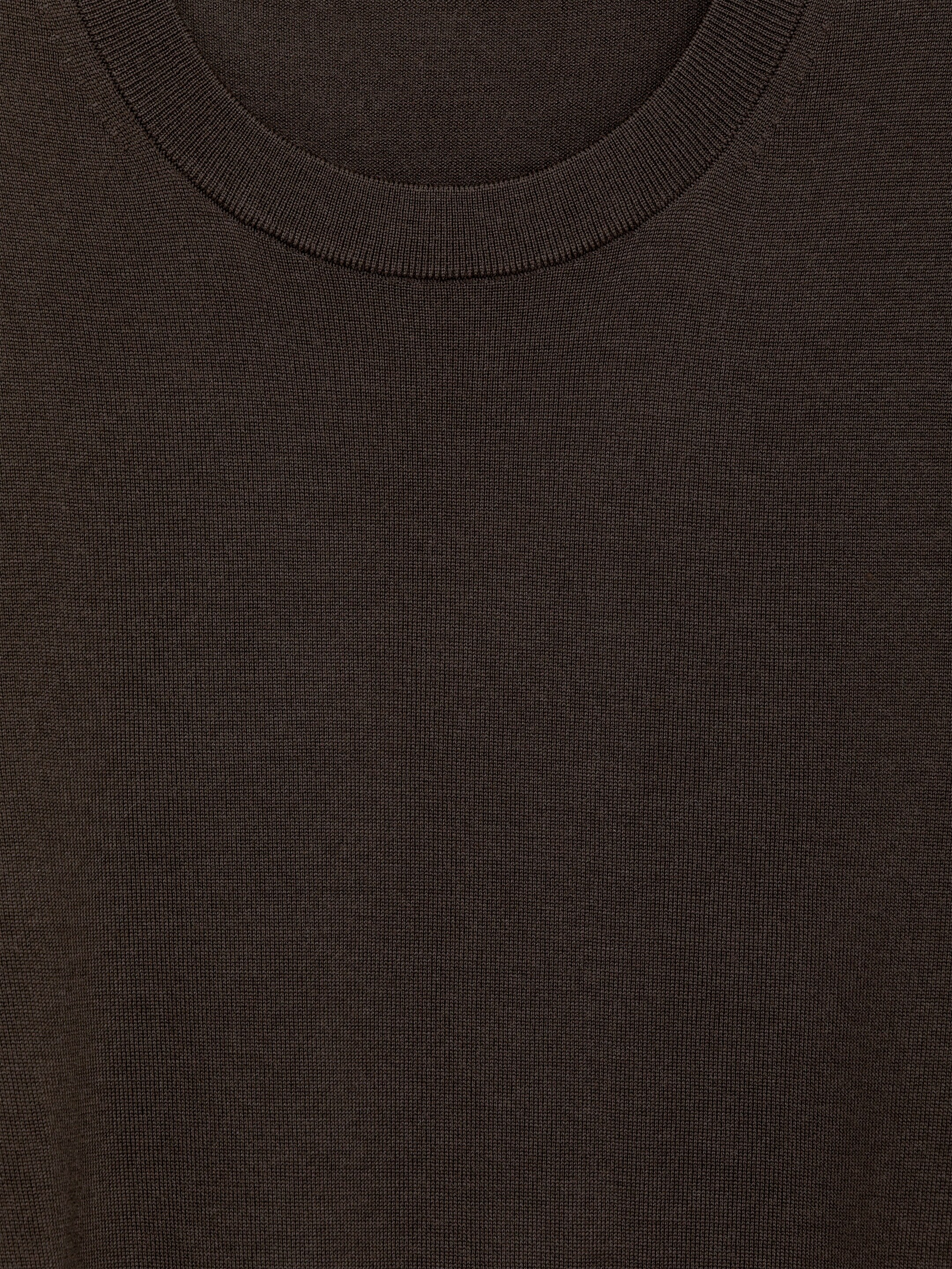 Grotere afbeelding bekijken: Fine Knit Merino Jumper - Dark Brown - HEREN | H&M BE 6