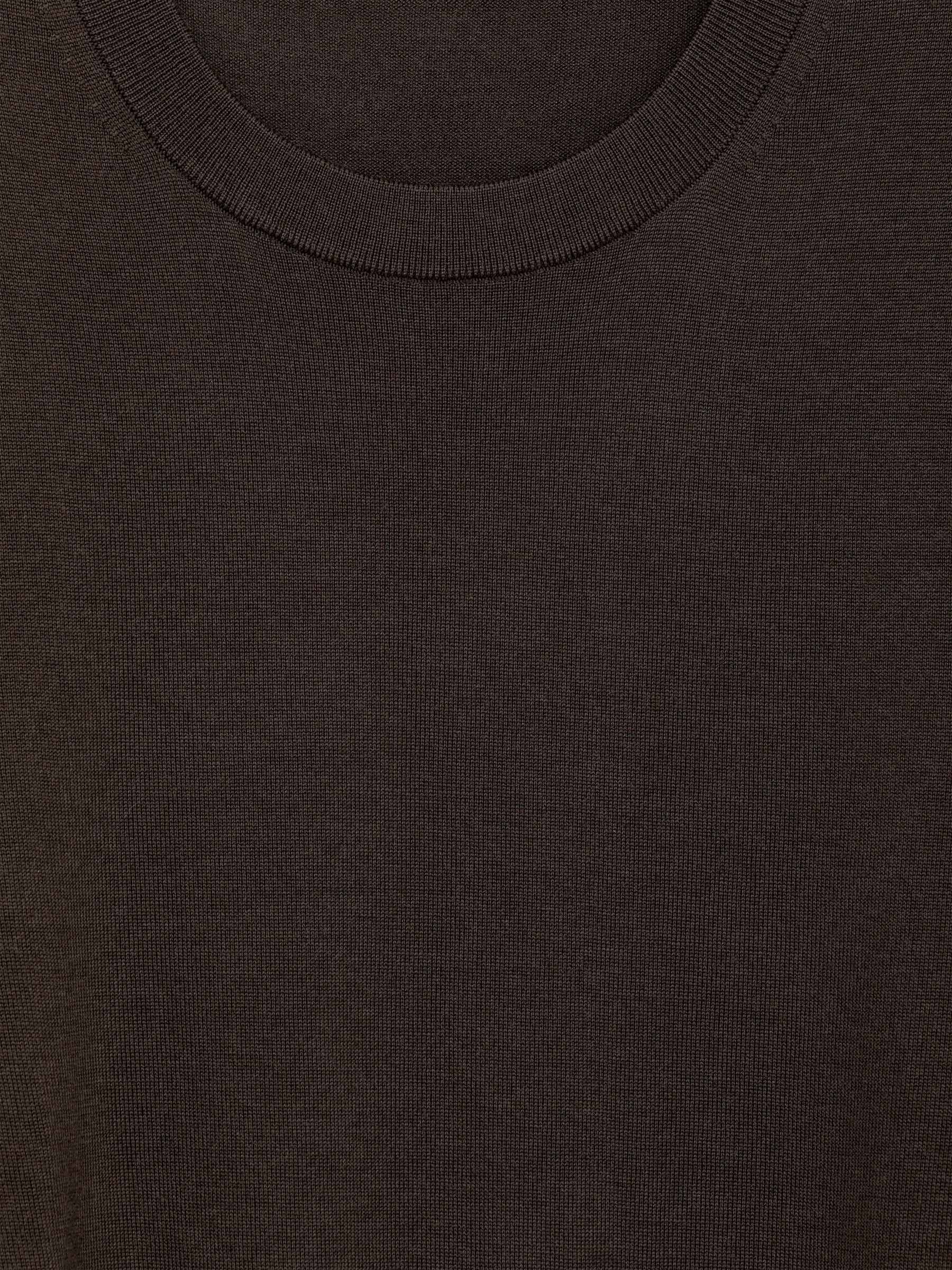 Jersey de punto fino en lana merino - Marrón oscuro - Corte estándar - Men - StillMedia/DescriptiveDetail - 7