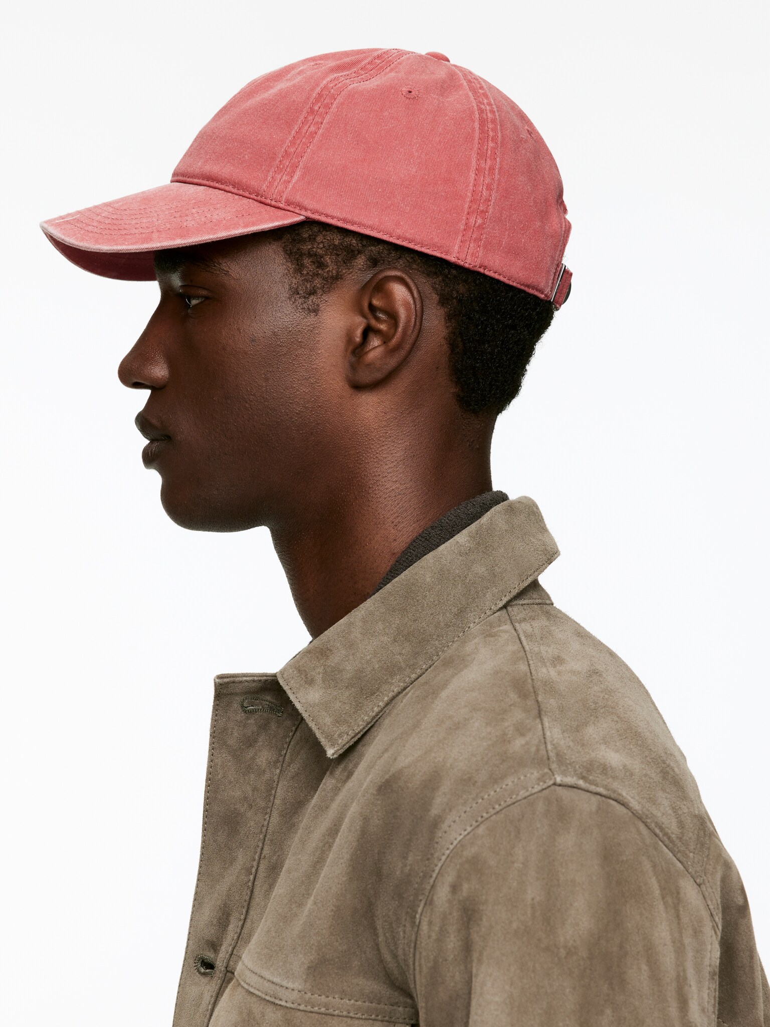 Casquette en coton lavé - Rose/Taupe/gris
