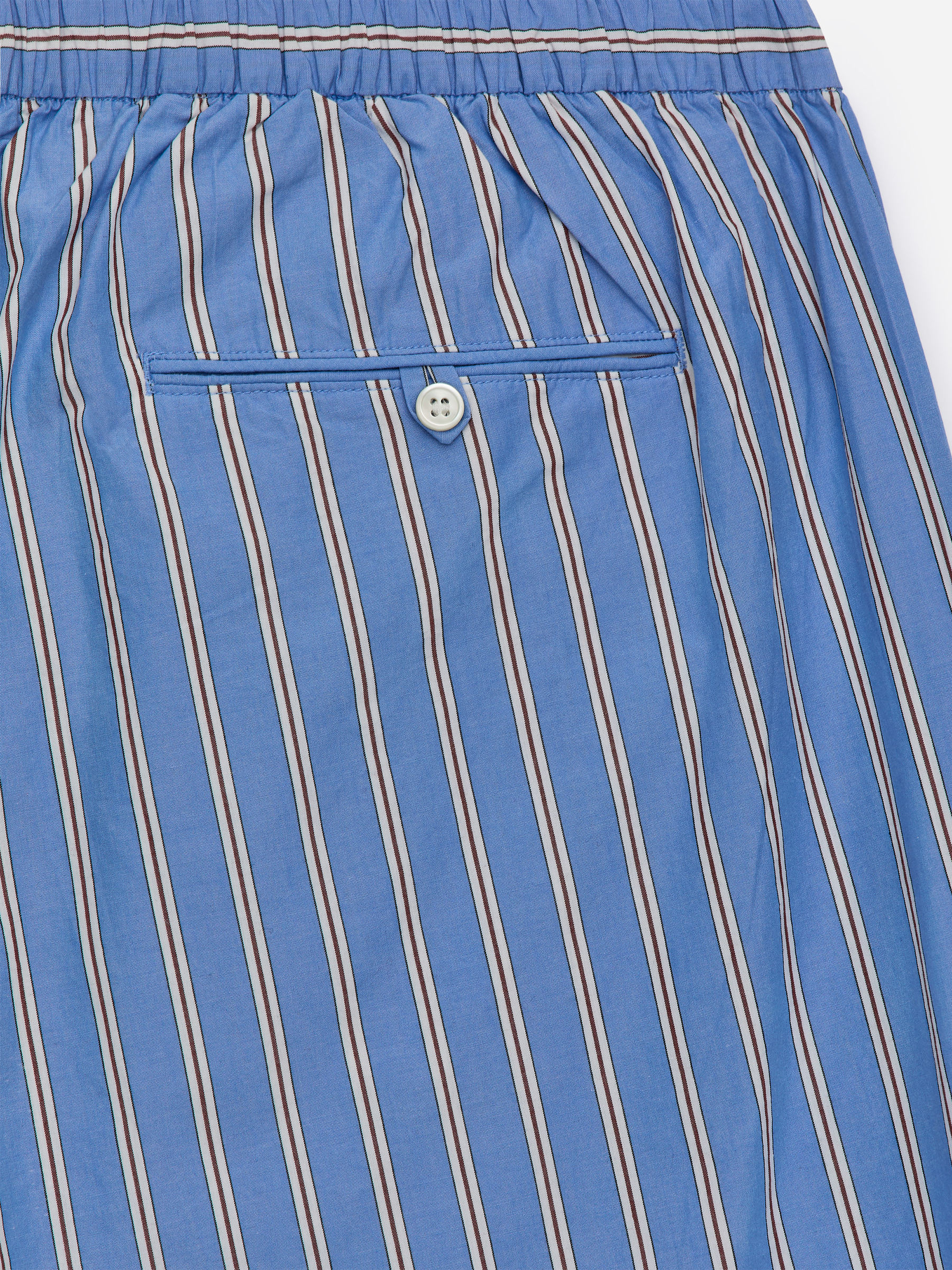 Cotton Pyjama Trousers - Blue/Striped - Regular fit - Women - StillMedia/DescriptiveDetail - 1