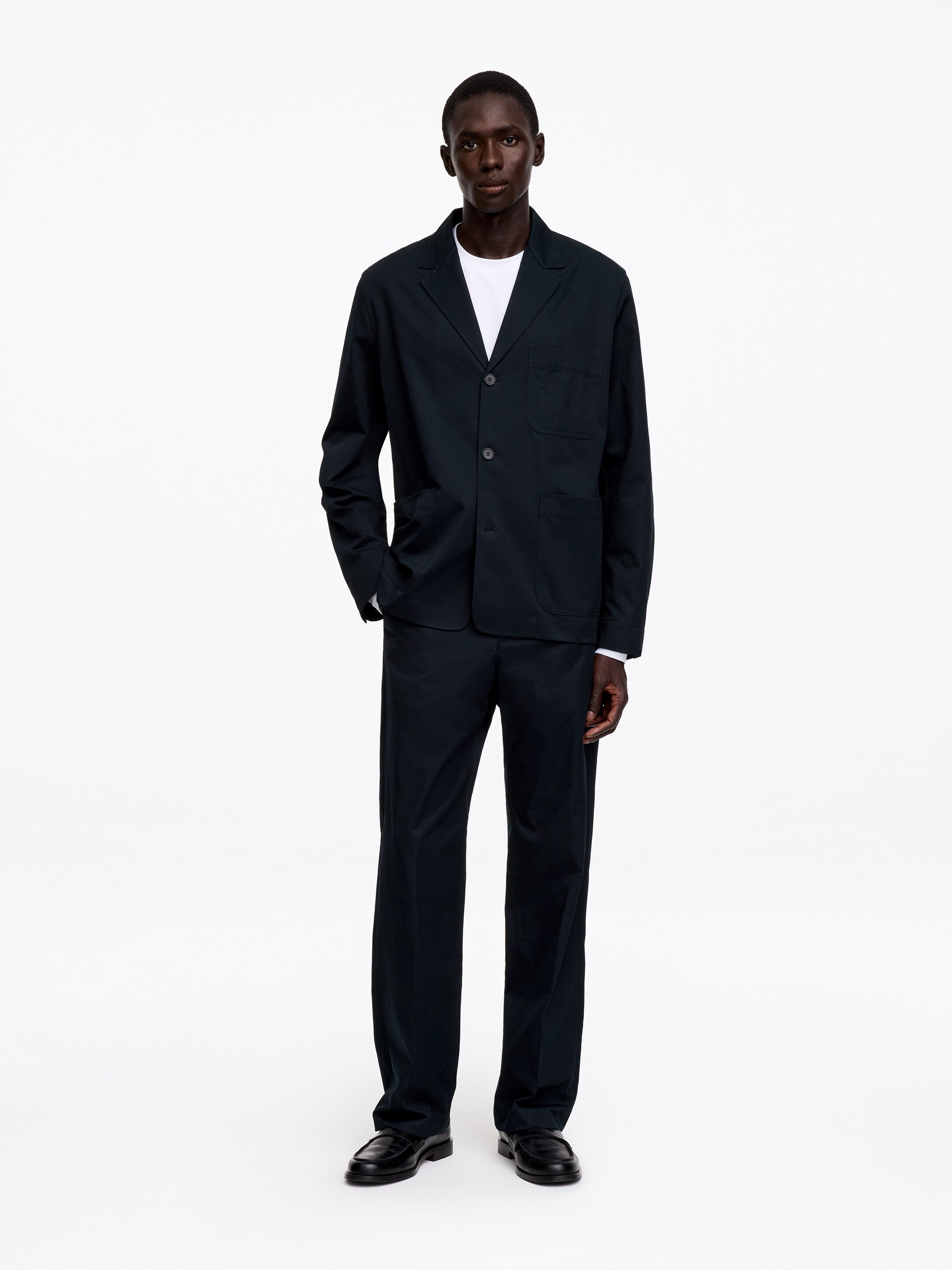 Blazer da lavoro-Blue-20407