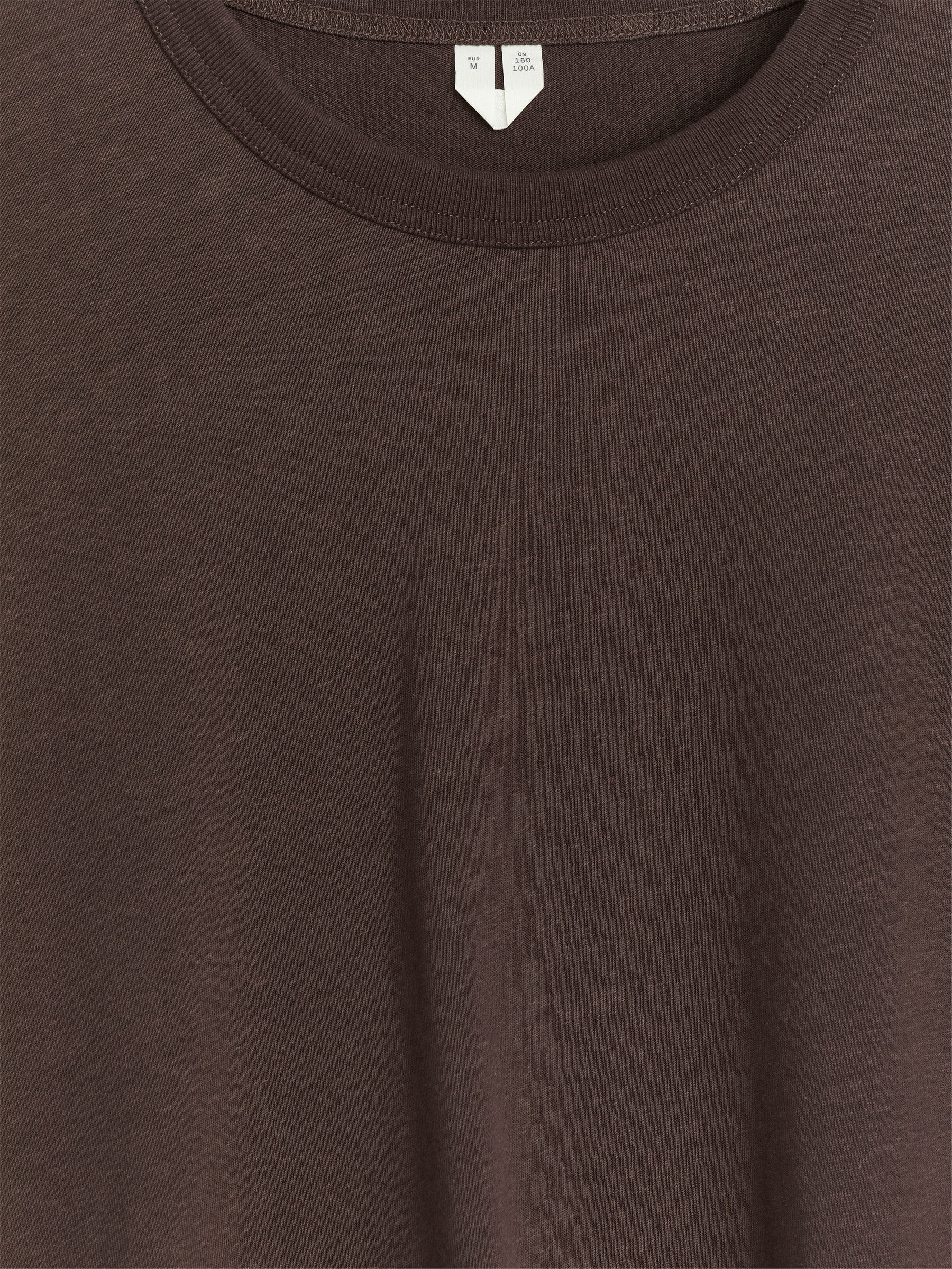 T-Shirt aus Baumwolle und Leinen - Braun - Regular Fit - Herren - StillMedia/DescriptiveDetail - 2