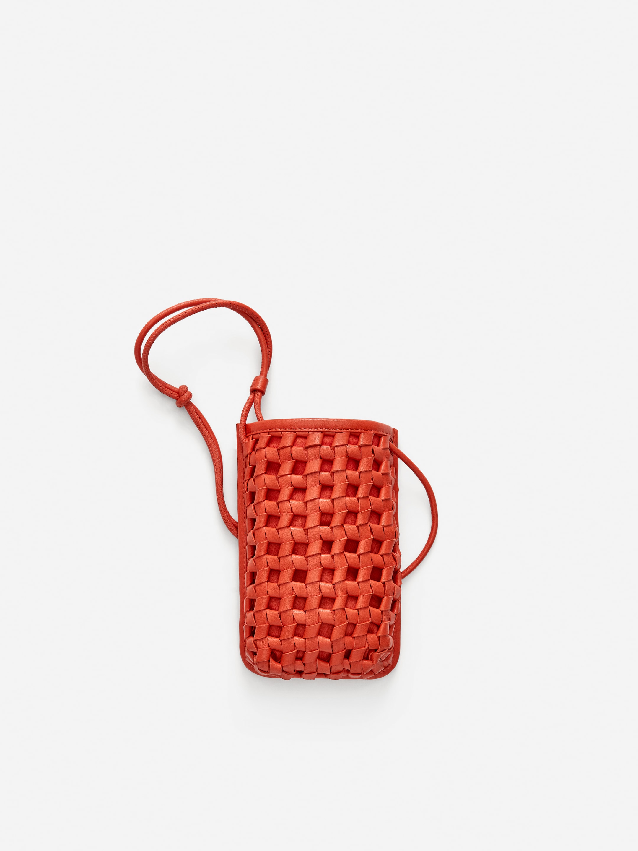 Leather Phone Case - Orange - women - StillMedia/DescriptiveStillLife - 2