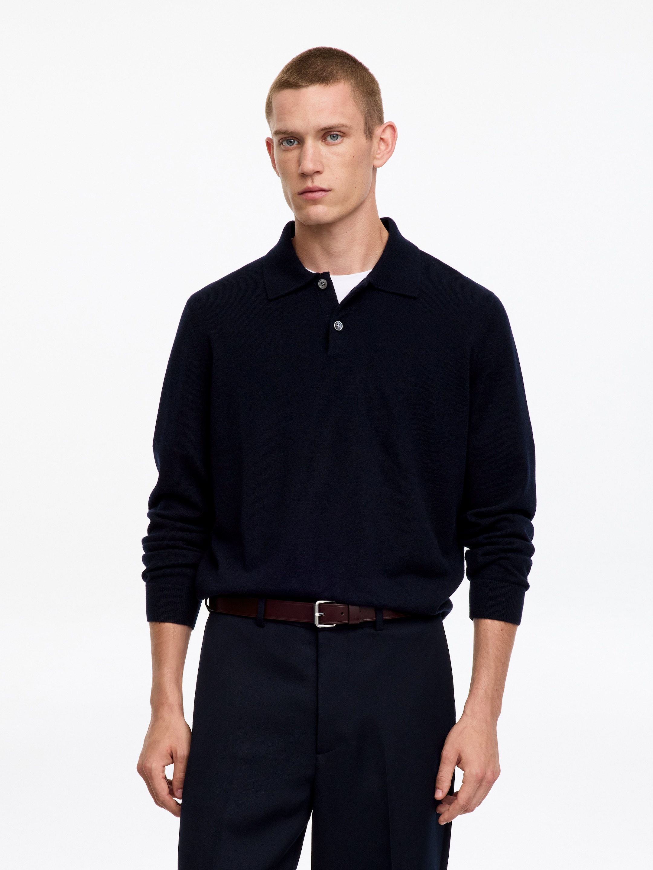 Smalt läderskärp - Vinröd - men - StillMedia/Lookbook - 3