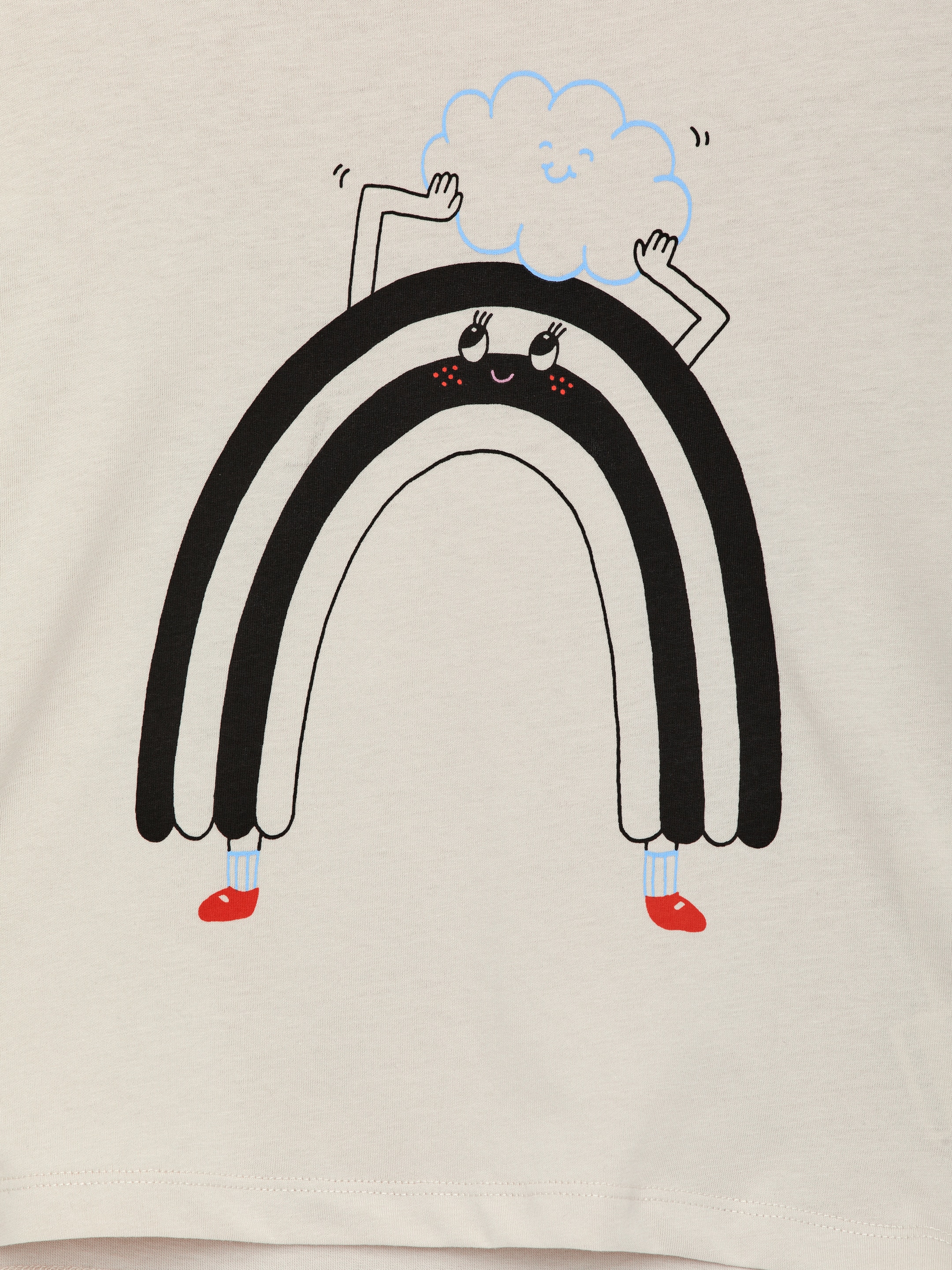 Visualizza immagine più grande: T-shirt a maniche lunghe - Beige/Arcobaleno - BAMBINO | H&M IT 3